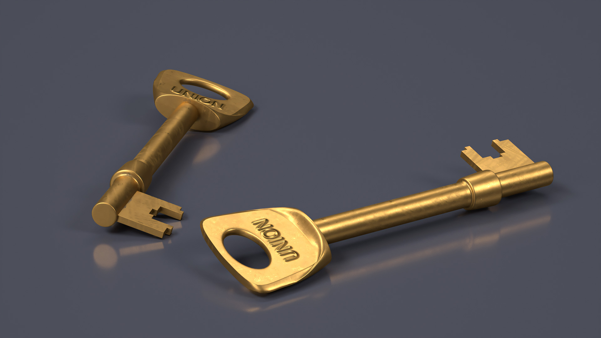 3D model Gold Key