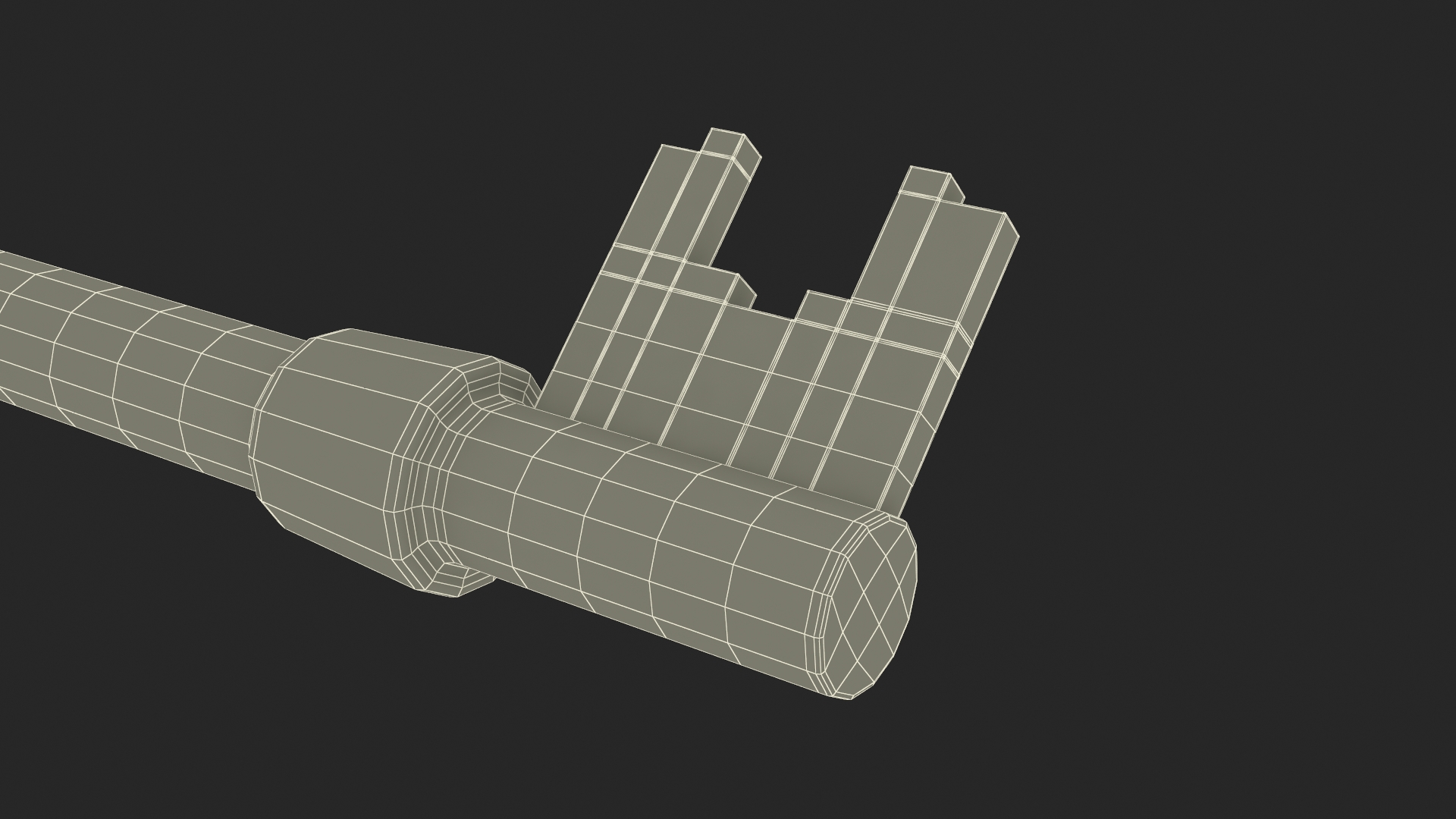 3D model Gold Key