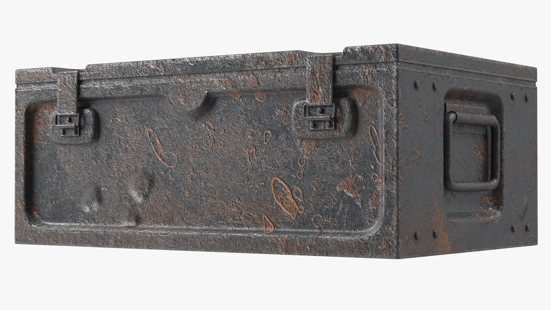 3D model Old Weapon Box Metal
