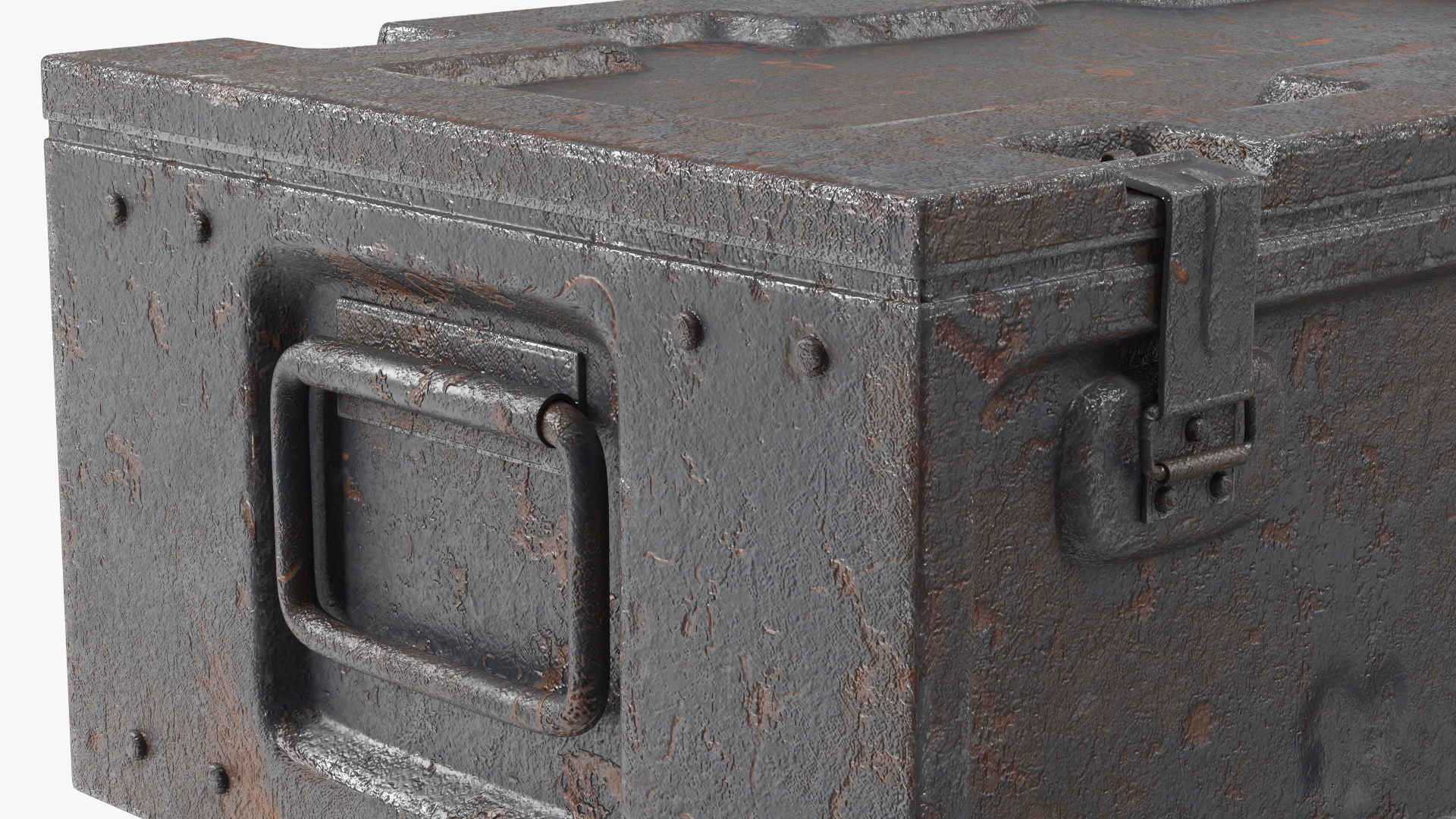 3D model Old Weapon Box Metal