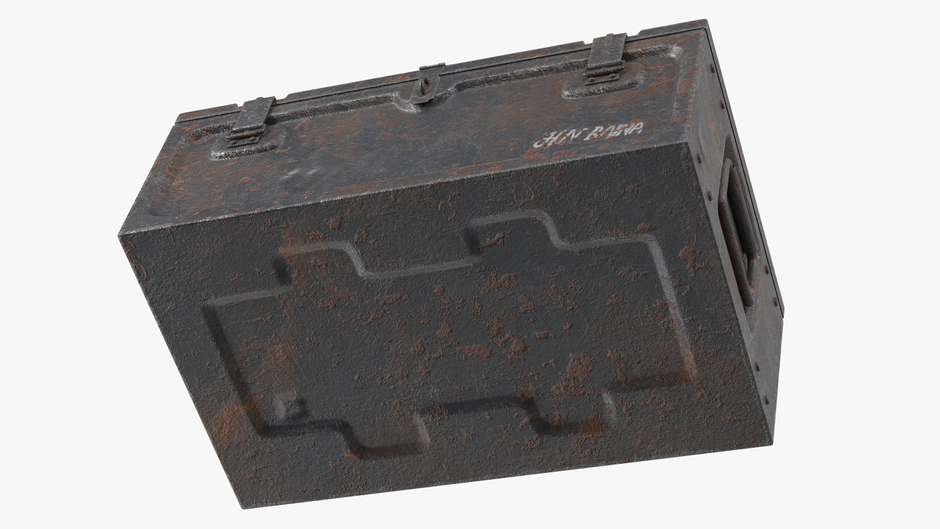 3D model Old Weapon Box Metal
