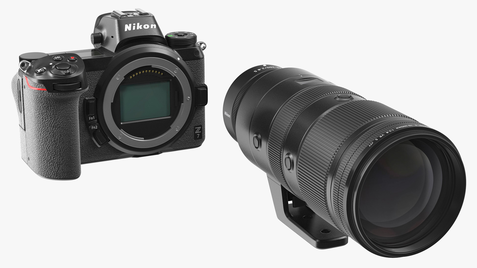 3D Nikon Z7 with NIKKOR Z 70 200mm f2.8 VR S Lens