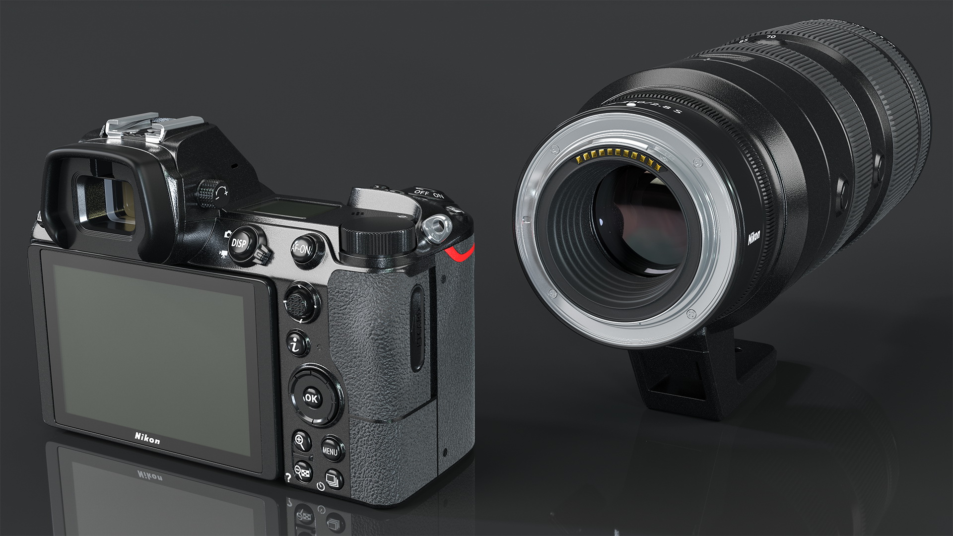 3D Nikon Z7 with NIKKOR Z 70 200mm f2.8 VR S Lens