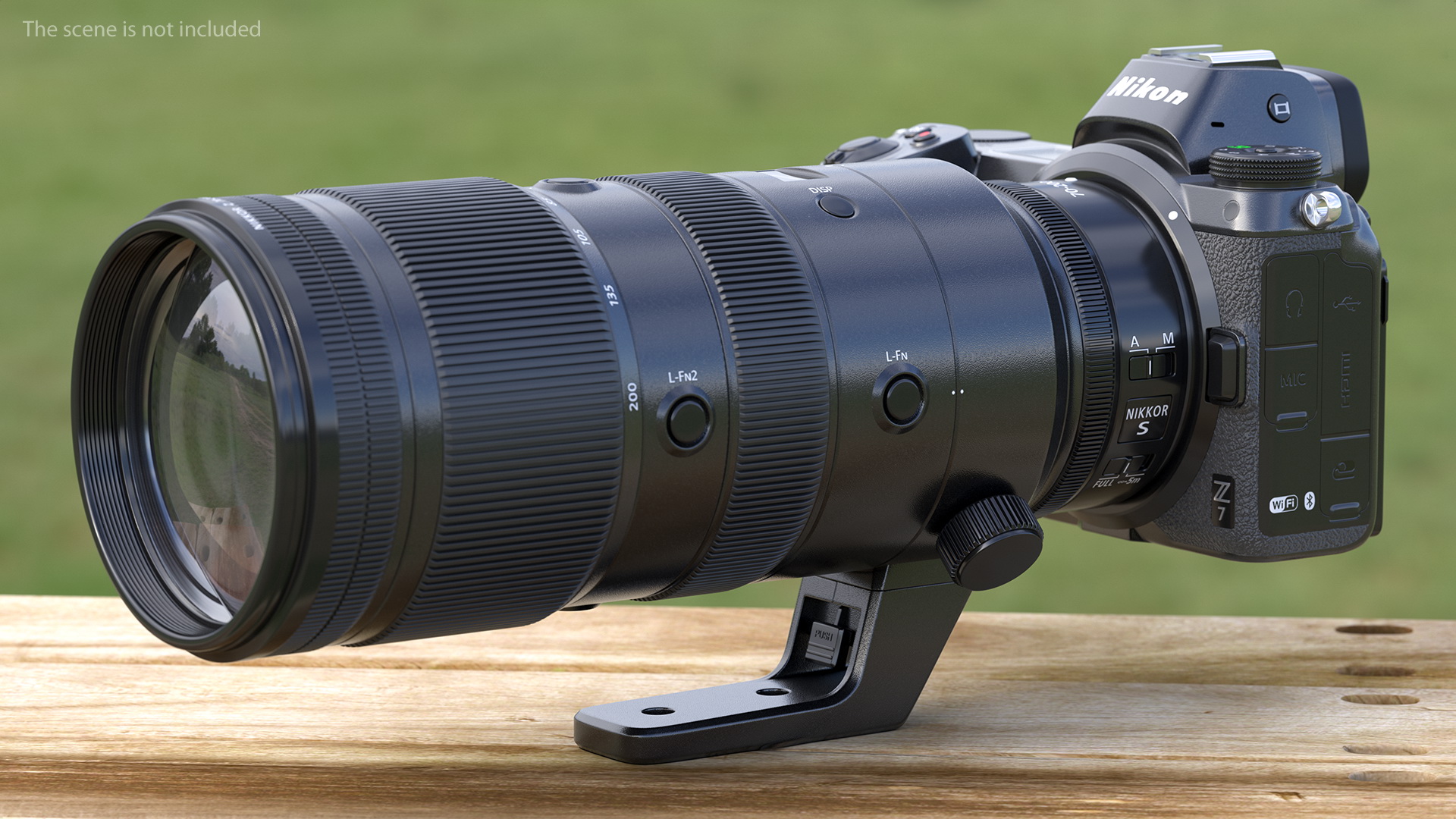 3D Nikon Z7 with NIKKOR Z 70 200mm f2.8 VR S Lens