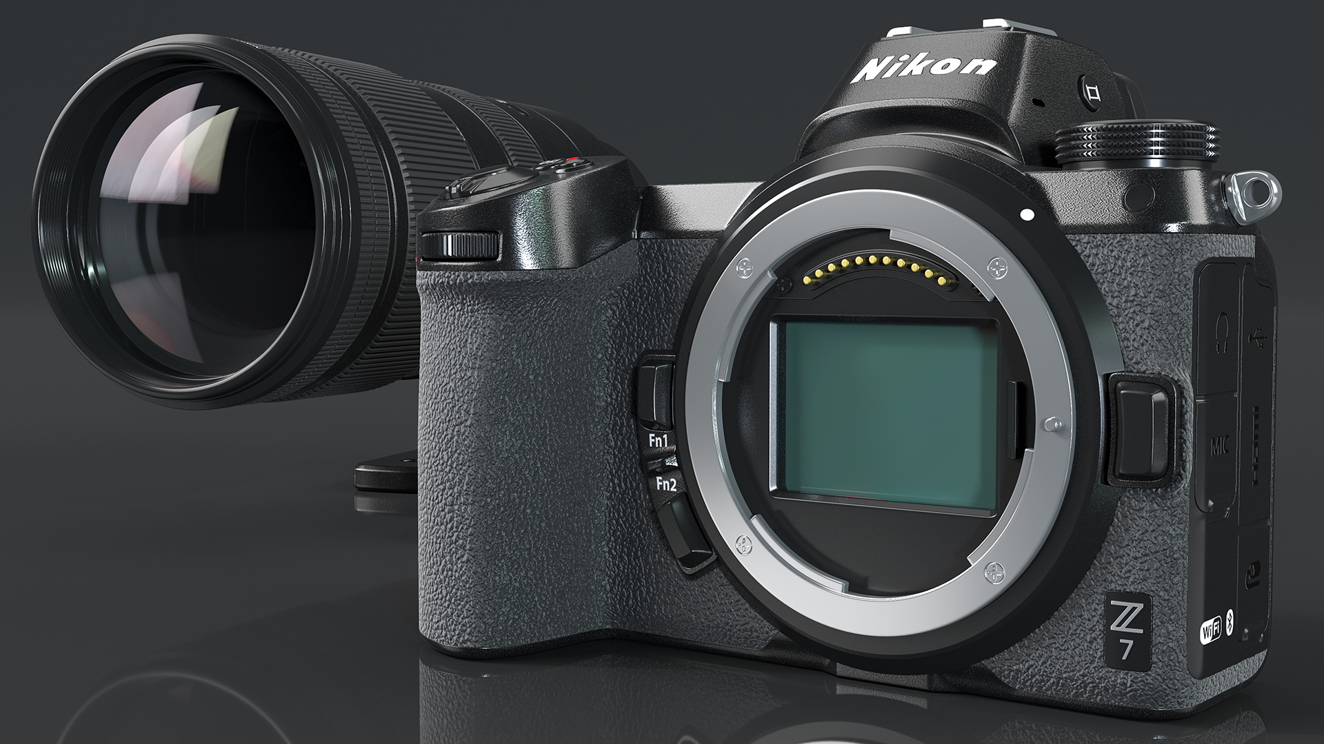 3D Nikon Z7 with NIKKOR Z 70 200mm f2.8 VR S Lens