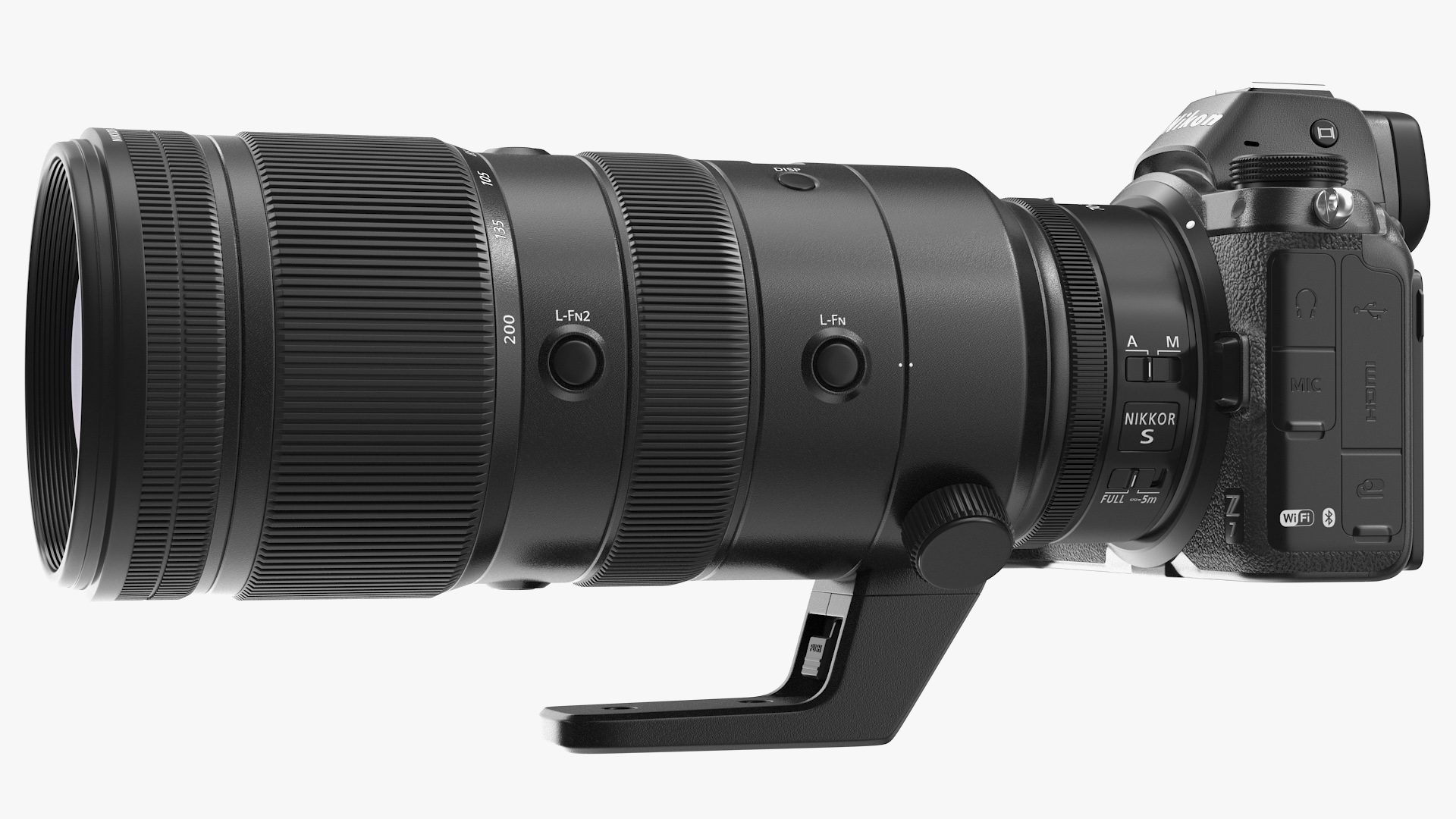 3D Nikon Z7 with NIKKOR Z 70 200mm f2.8 VR S Lens