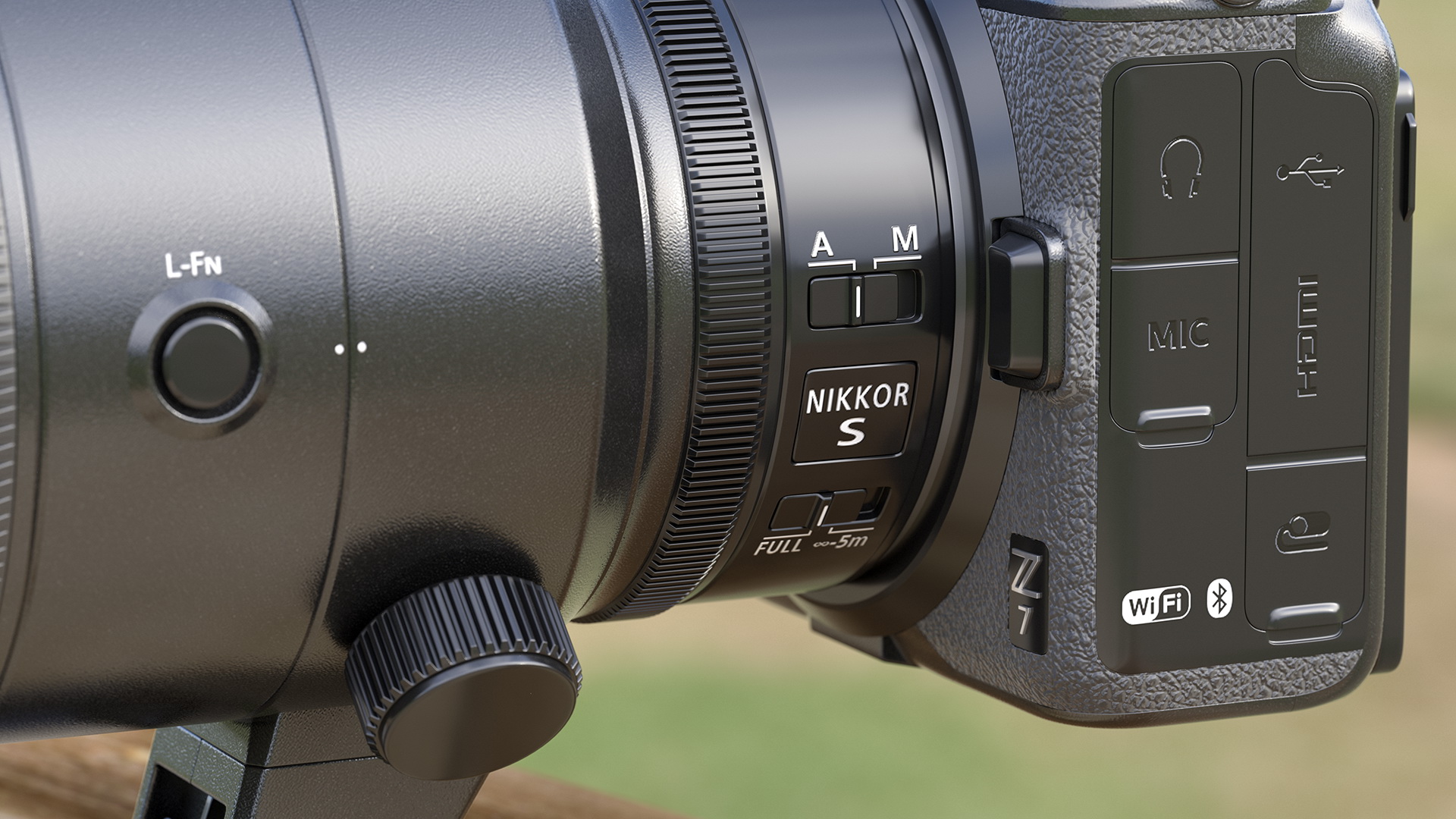 3D Nikon Z7 with NIKKOR Z 70 200mm f2.8 VR S Lens