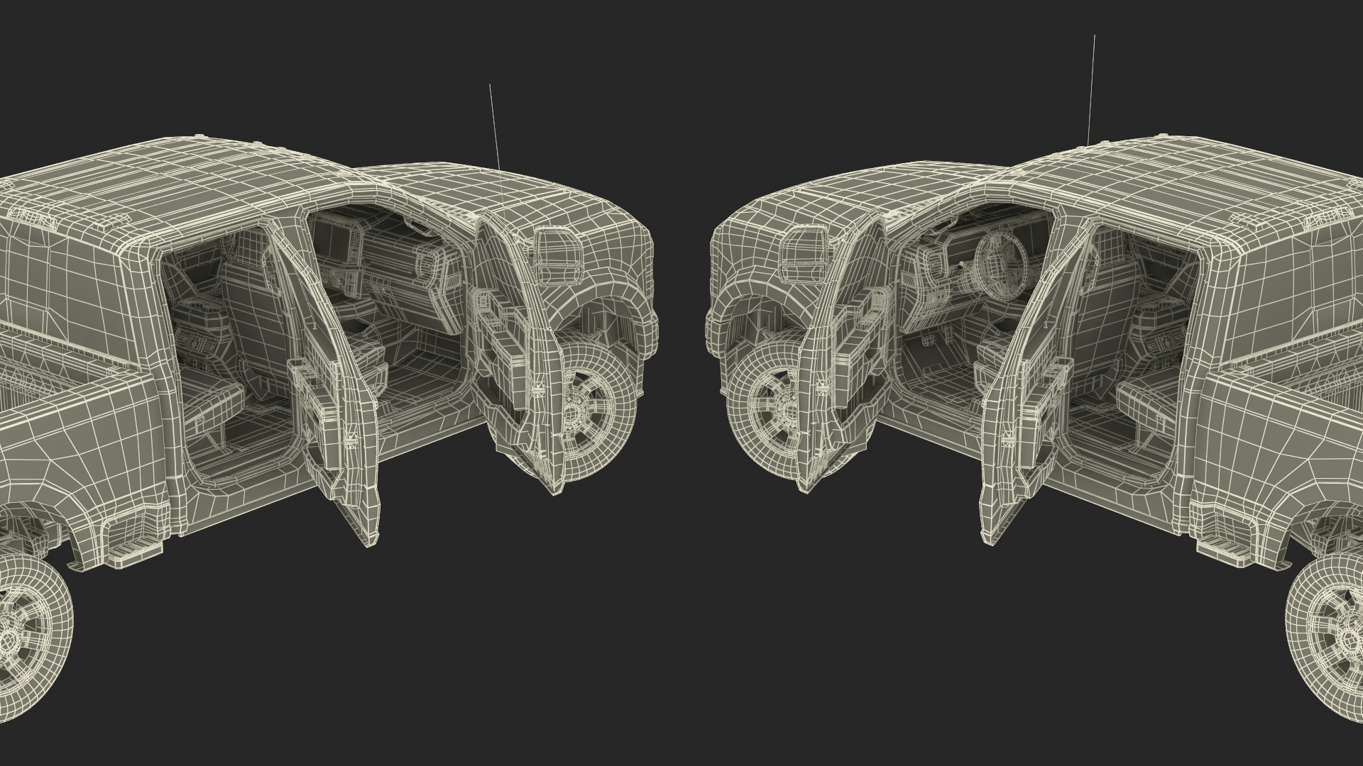 Ford Super Duty F-550 Lariat 2023 Red Rigged 3D model