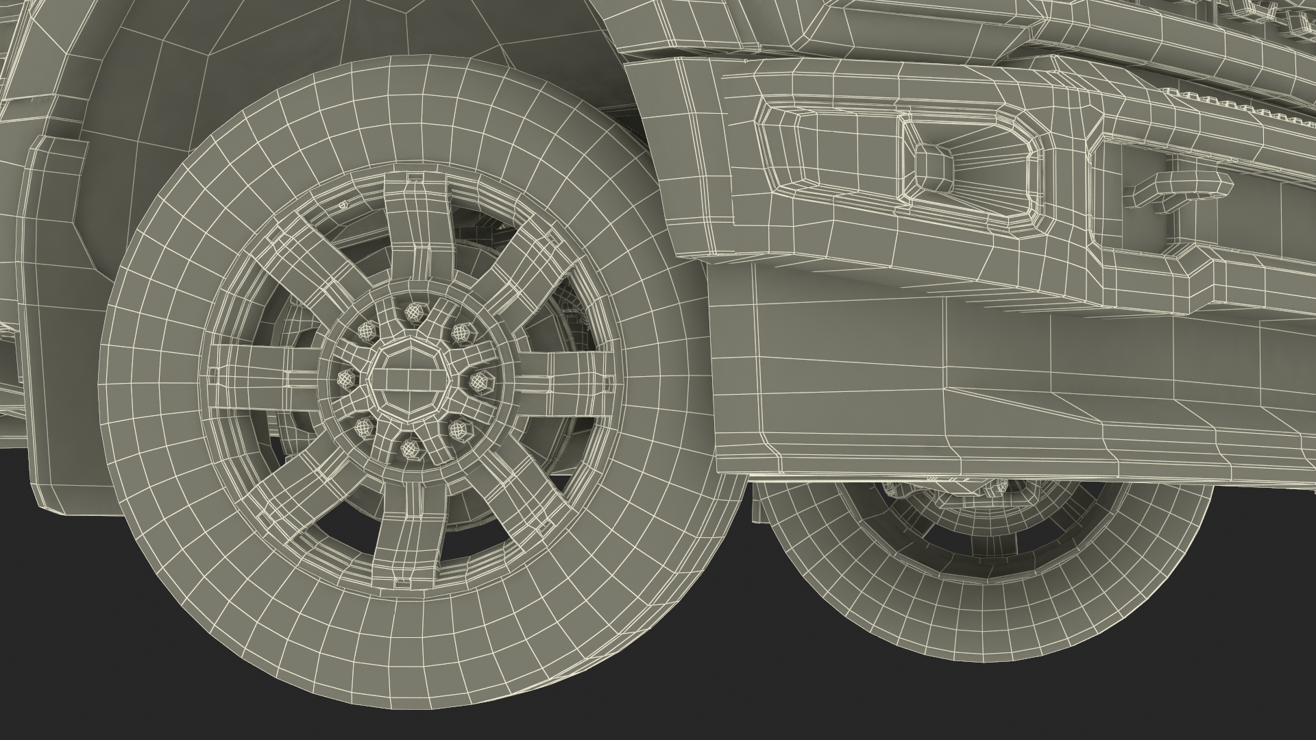 Ford Super Duty F-550 Lariat 2023 Red Rigged 3D model