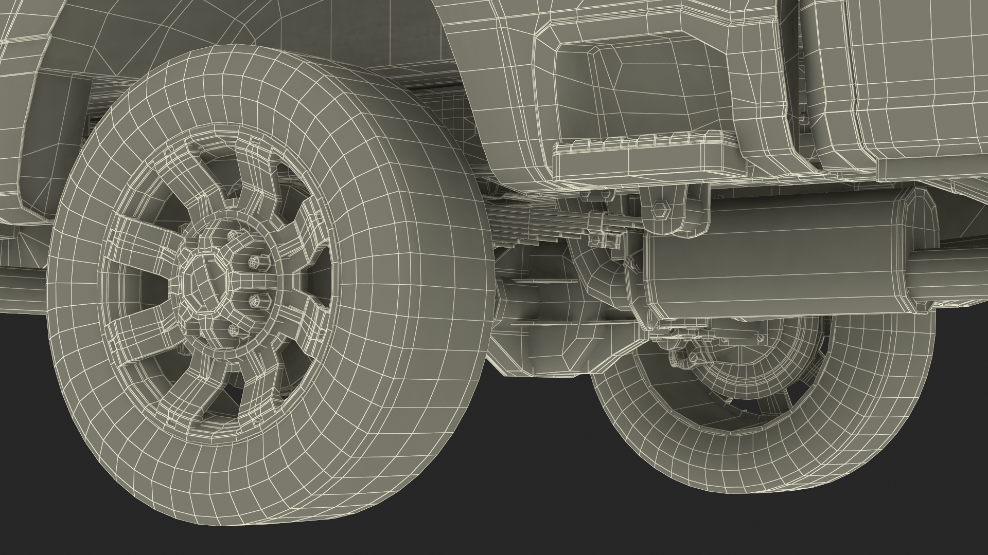 Ford Super Duty F-550 Lariat 2023 Red Rigged 3D model
