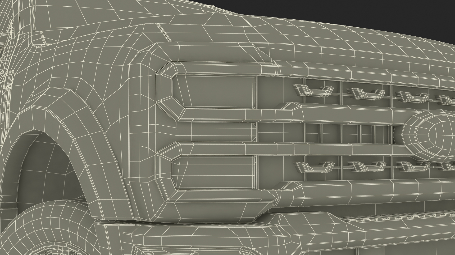 Ford Super Duty F-550 Lariat 2023 Red Rigged 3D model
