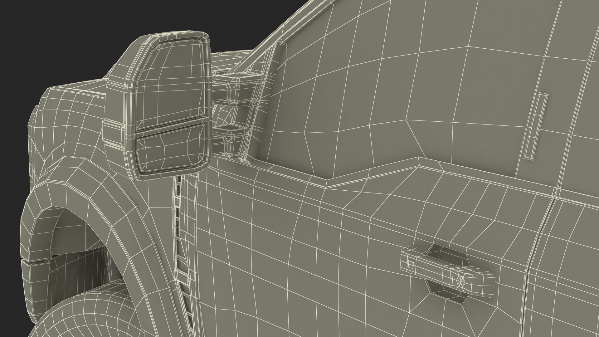Ford Super Duty F-550 Lariat 2023 Red Rigged 3D model