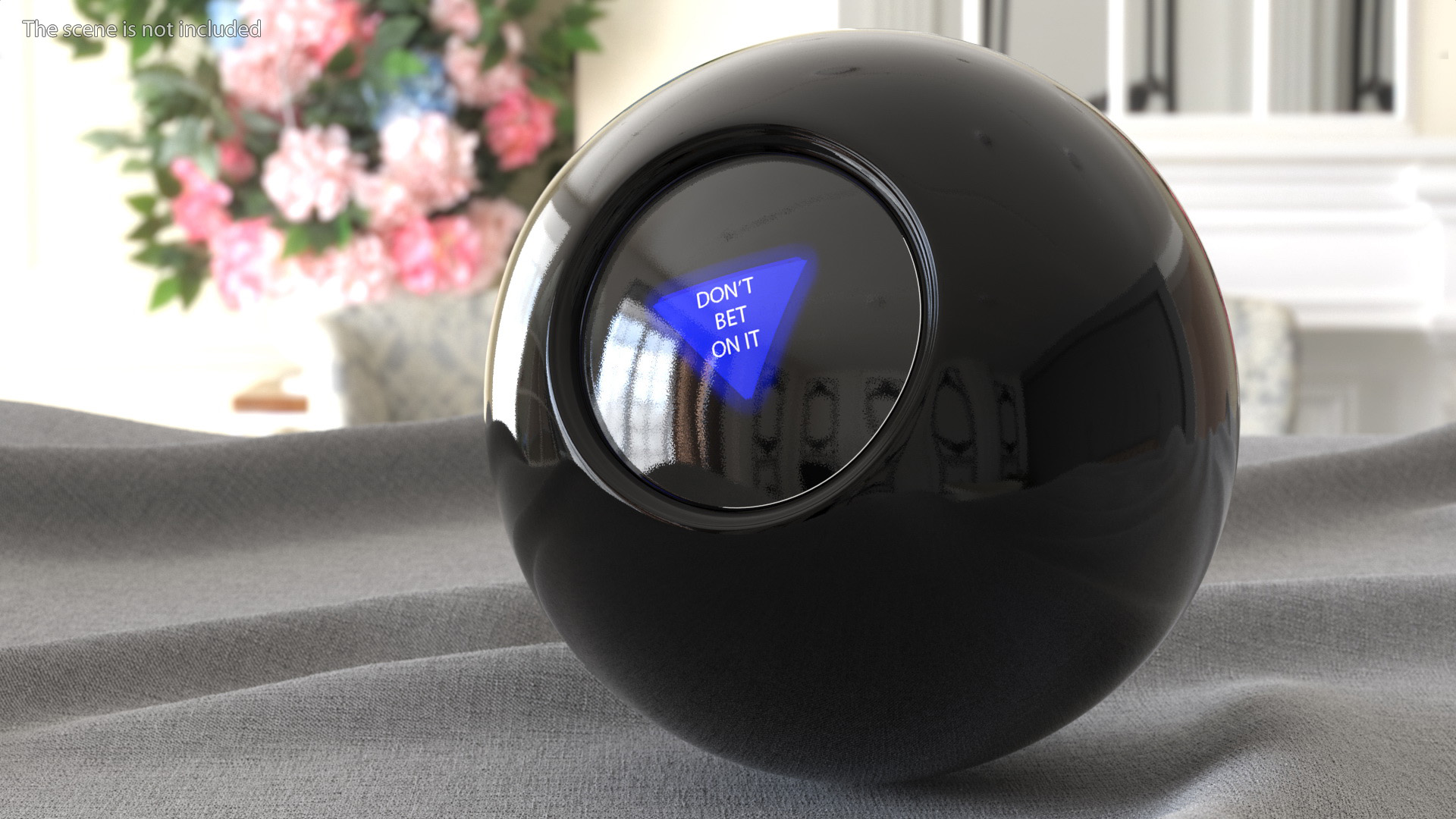 Magic 8 Ball Answer No 3D