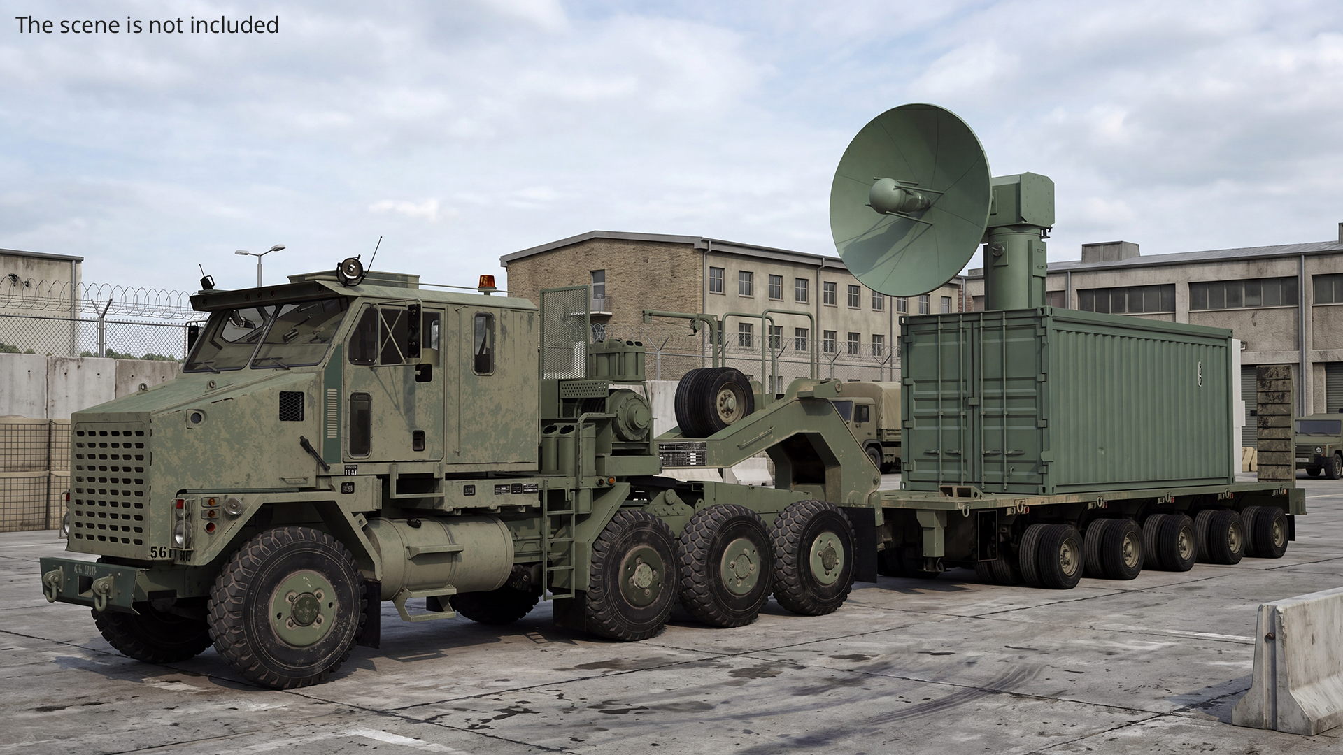 Mobile Radar Container with Parabolic Antenna, view 5