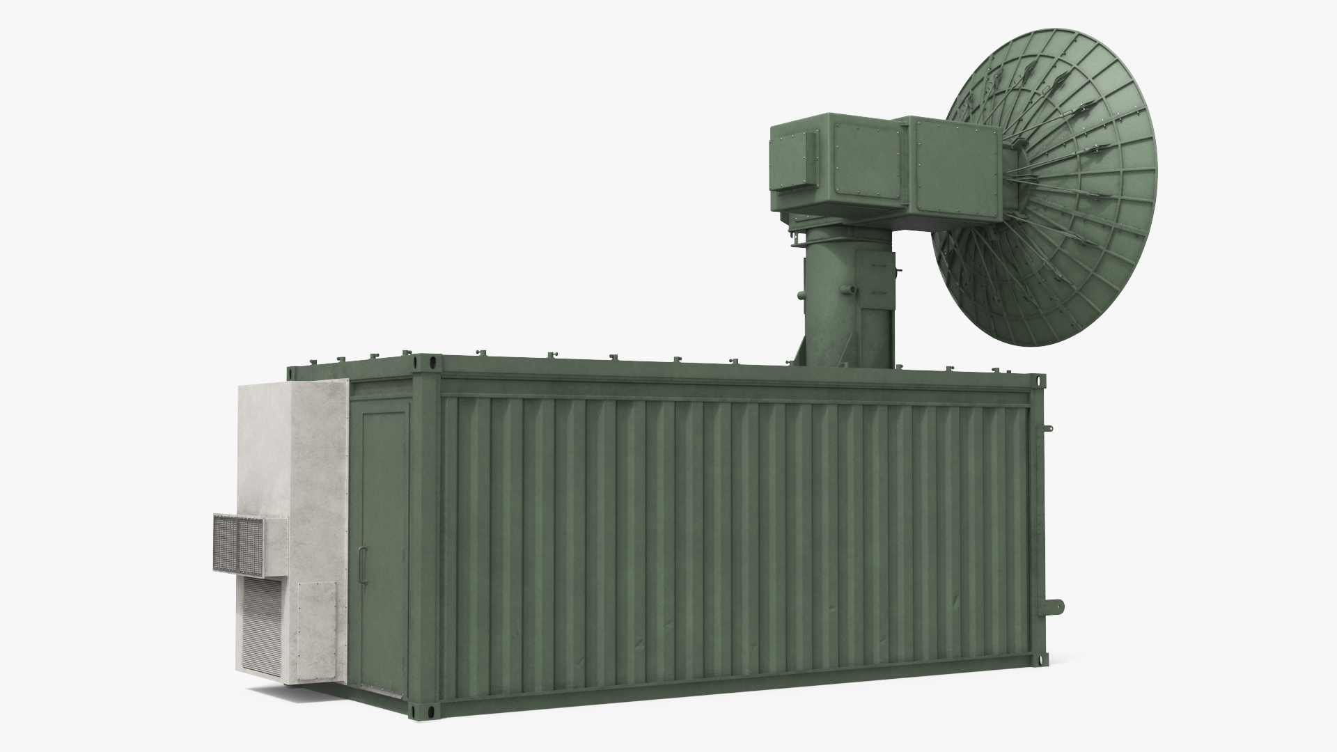 Mobile Radar Container with Parabolic Antenna, view 7