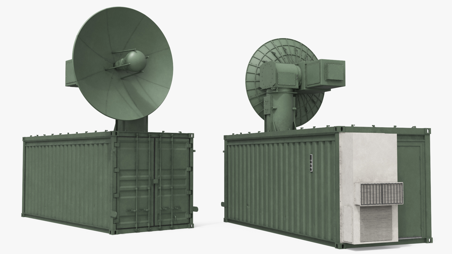 Mobile Radar Container with Parabolic Antenna, view 9