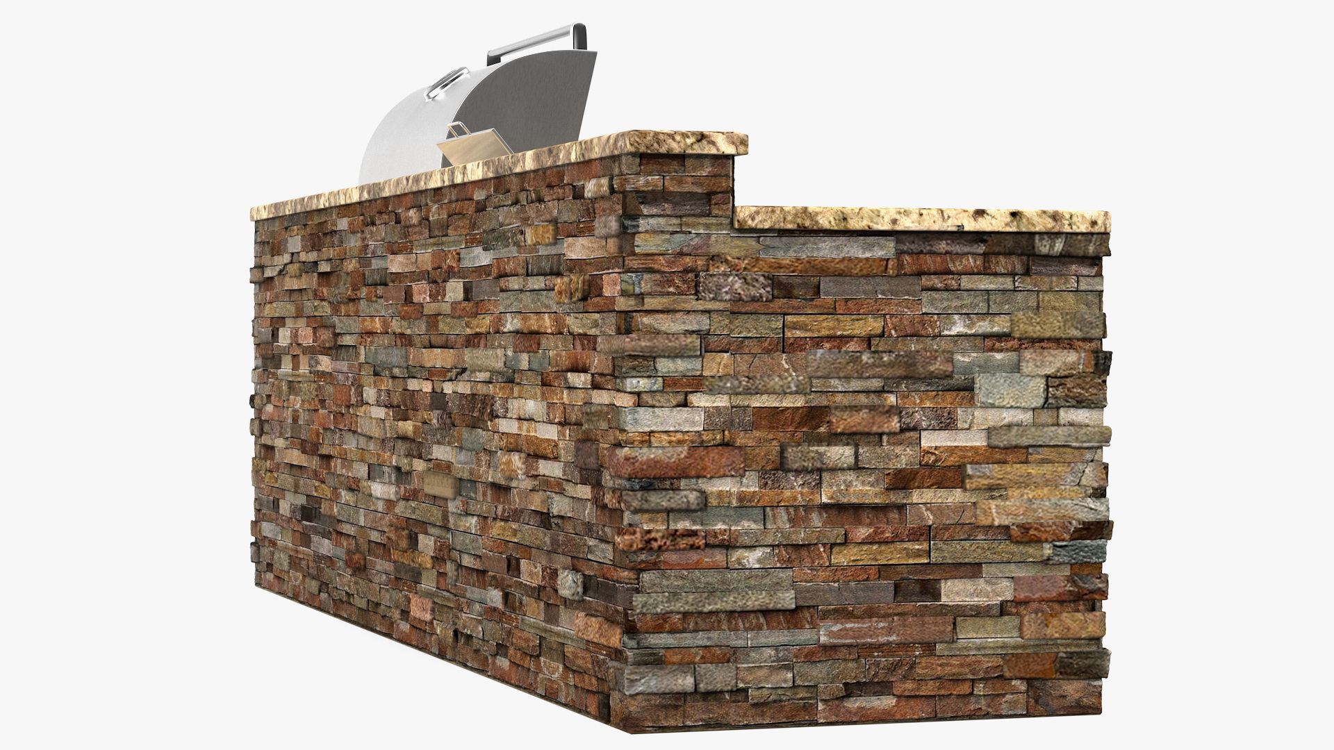 3D FireMagic Built in Outdoor BBQ Kitchen model