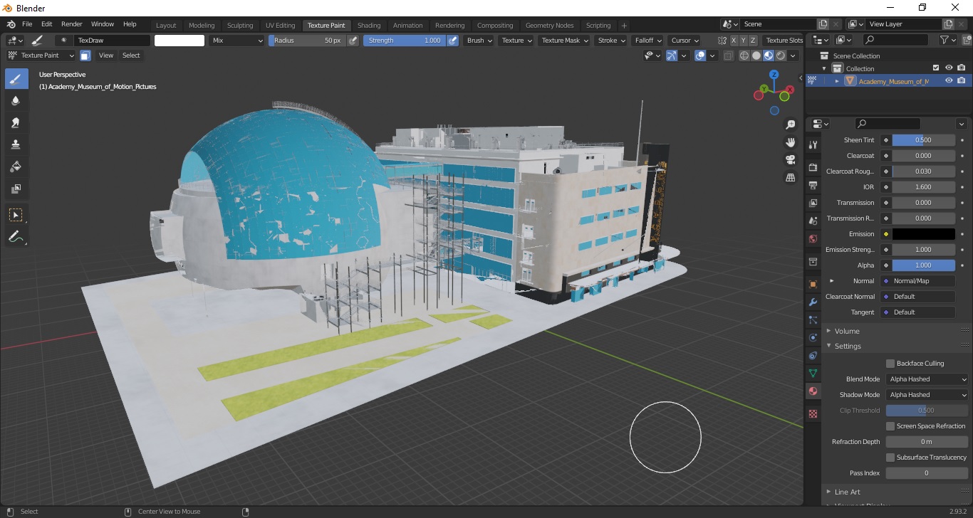 3D Academy Museum of Motion Pictures model