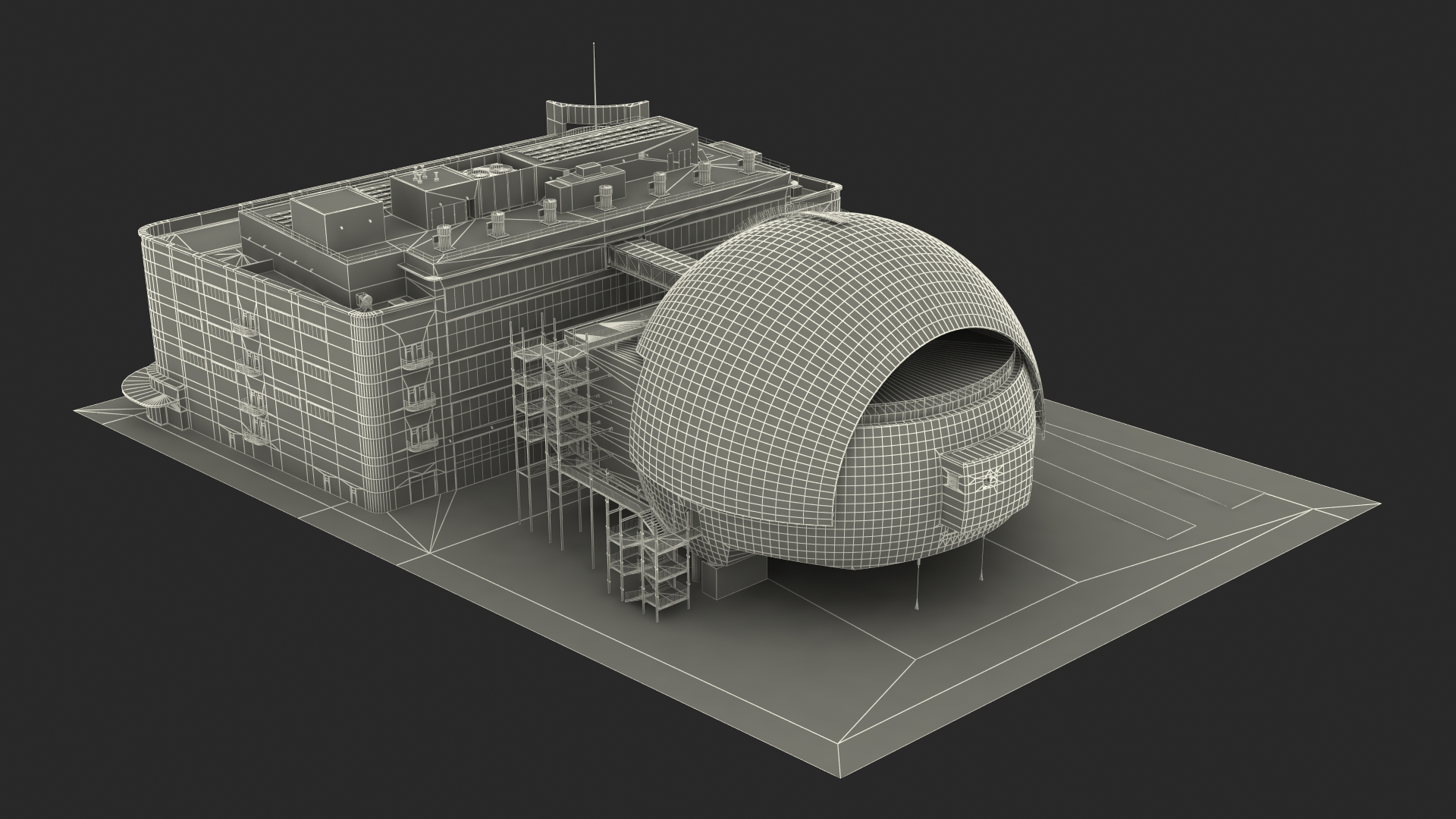 3D Academy Museum of Motion Pictures model