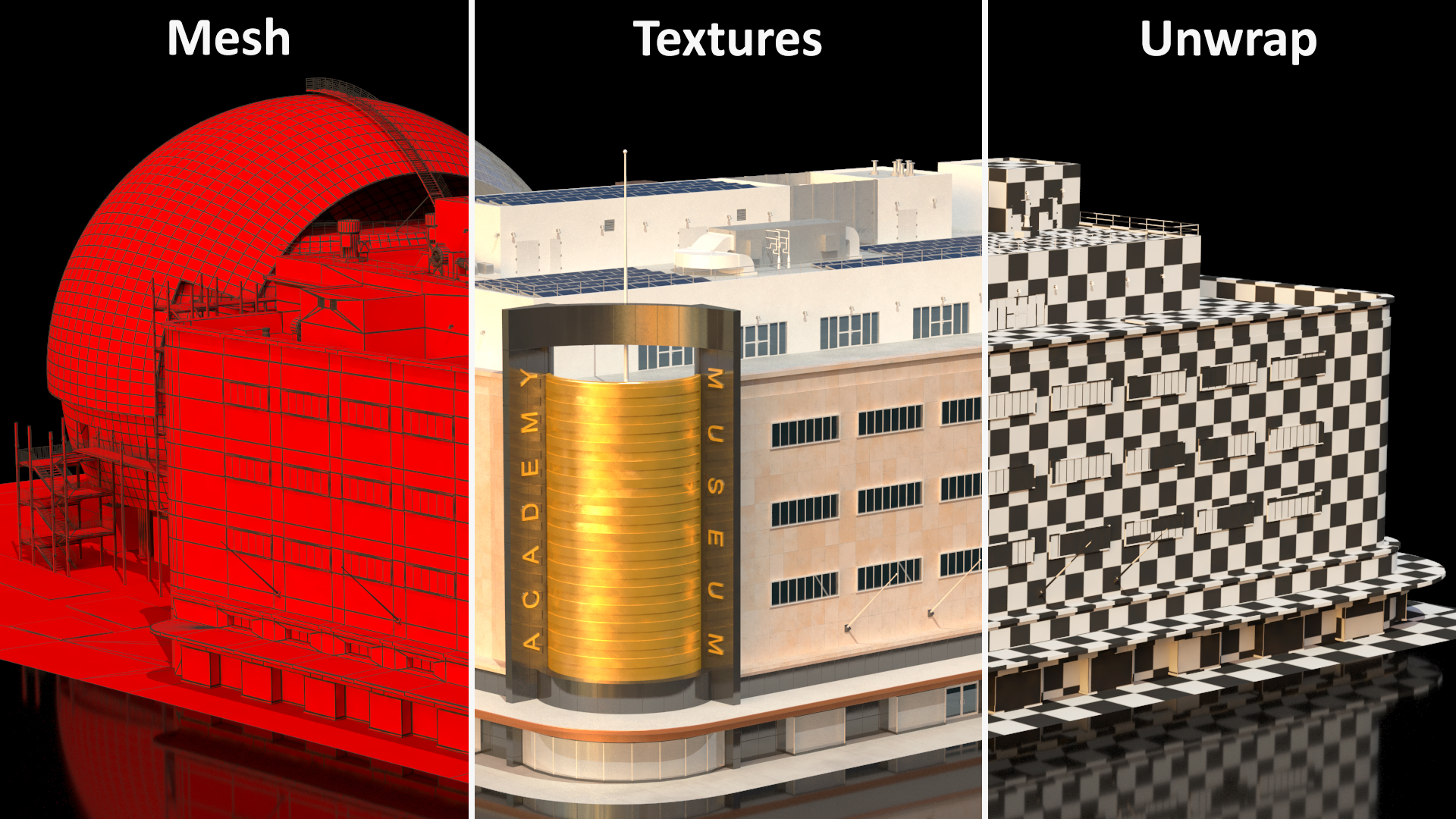 3D Academy Museum of Motion Pictures model