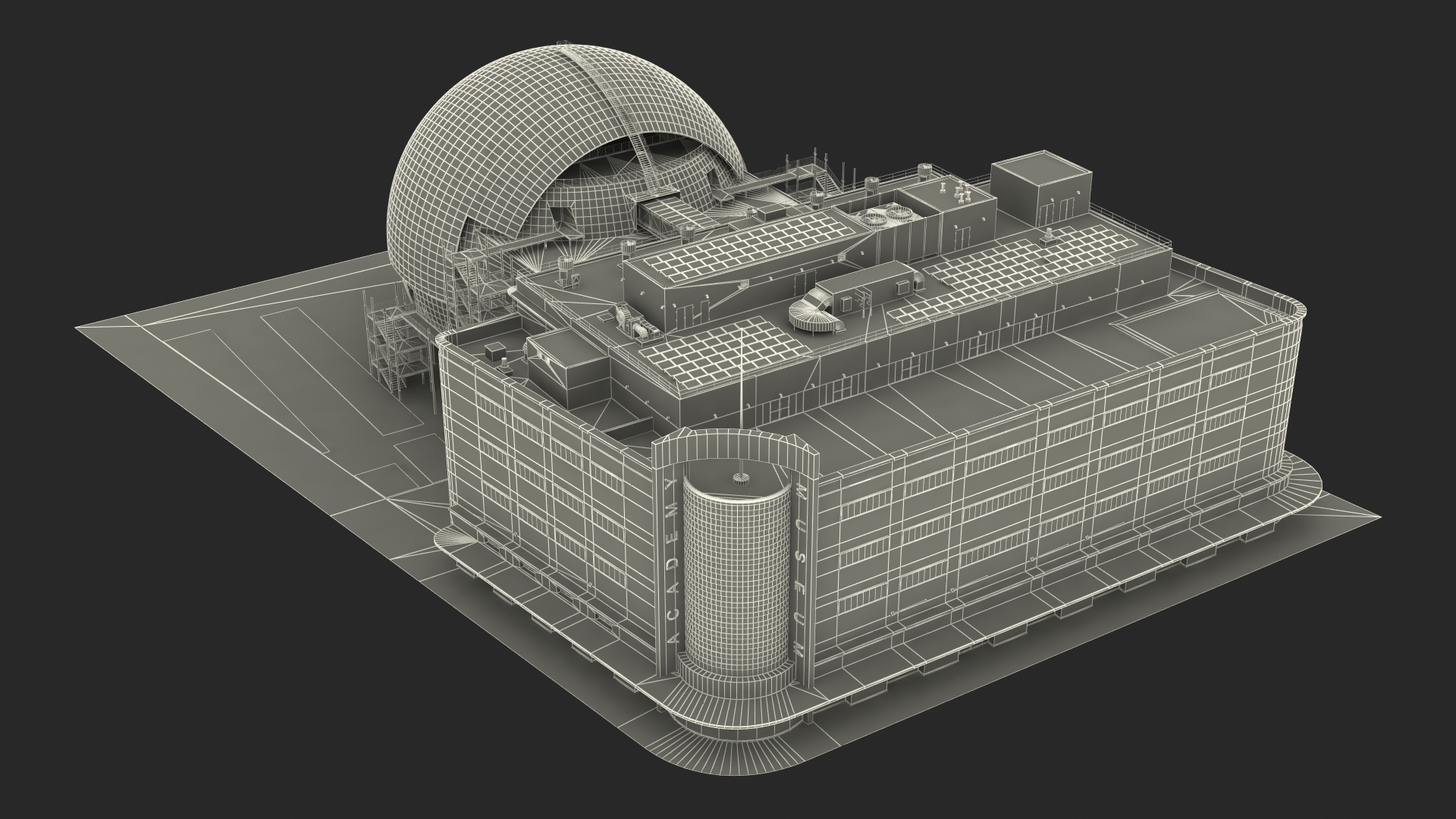 3D Academy Museum of Motion Pictures model