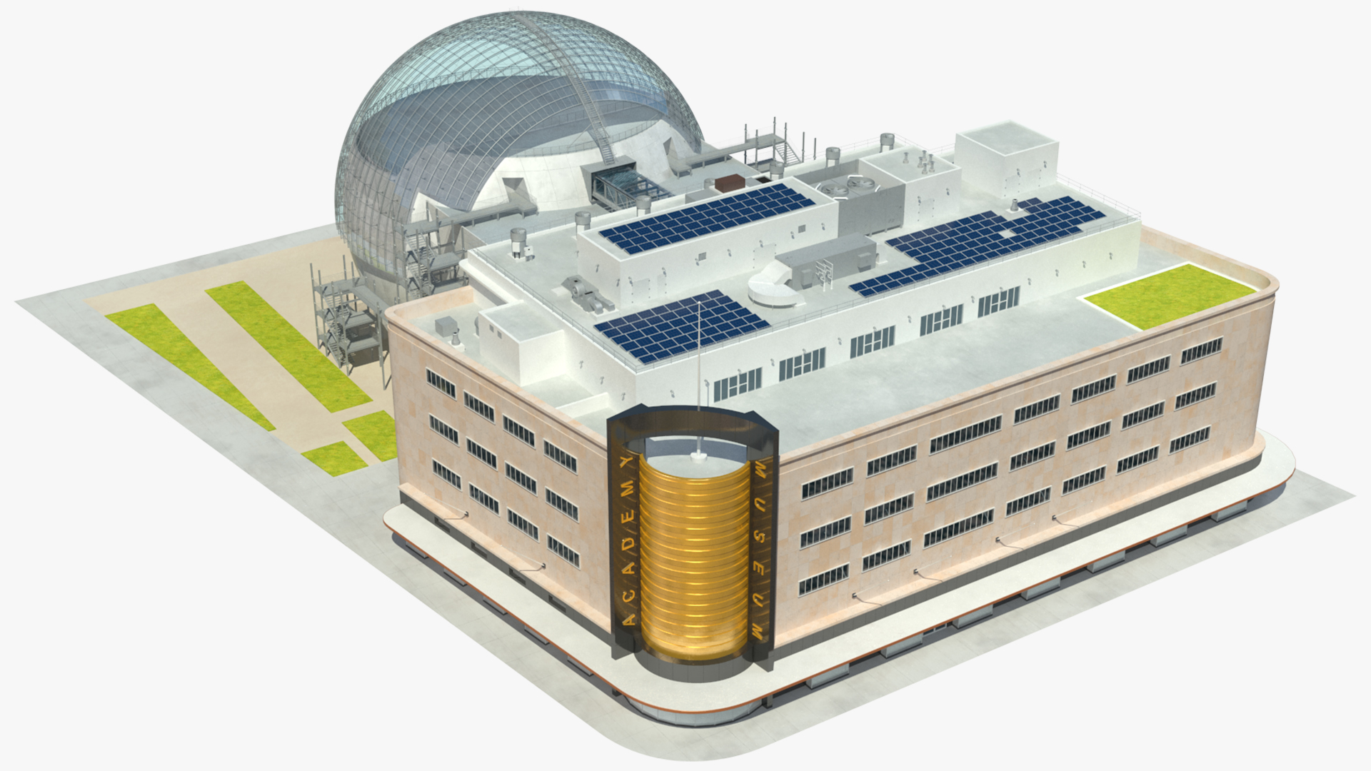 3D Academy Museum of Motion Pictures model