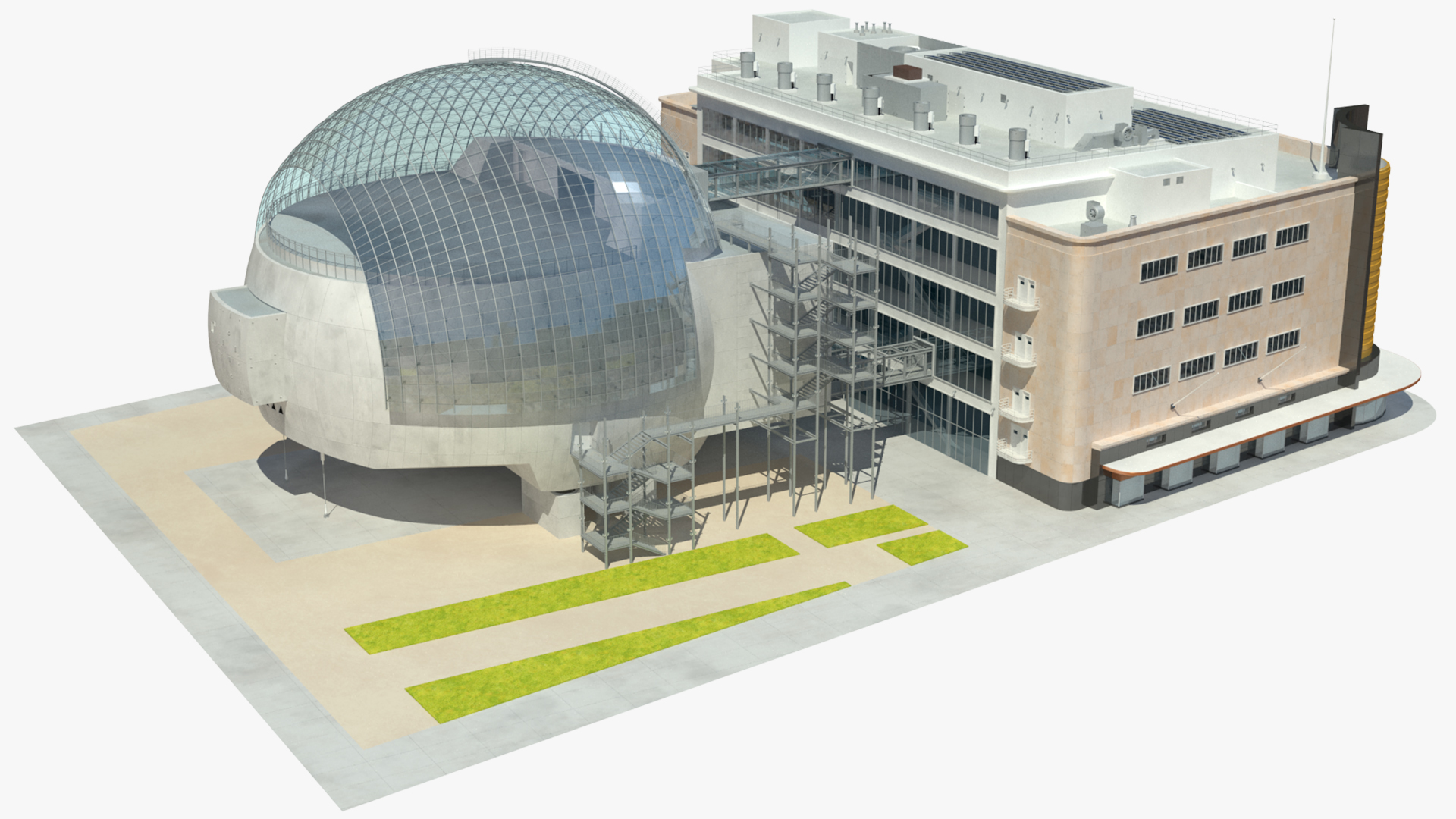 3D Academy Museum of Motion Pictures model