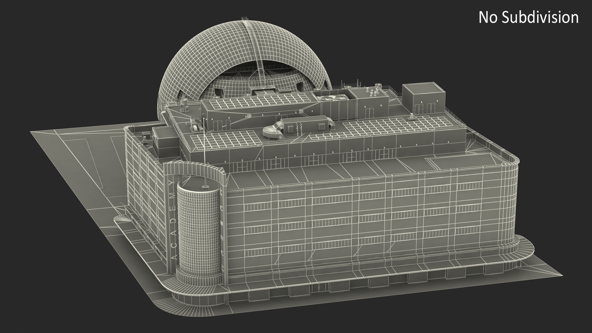 3D Academy Museum of Motion Pictures model