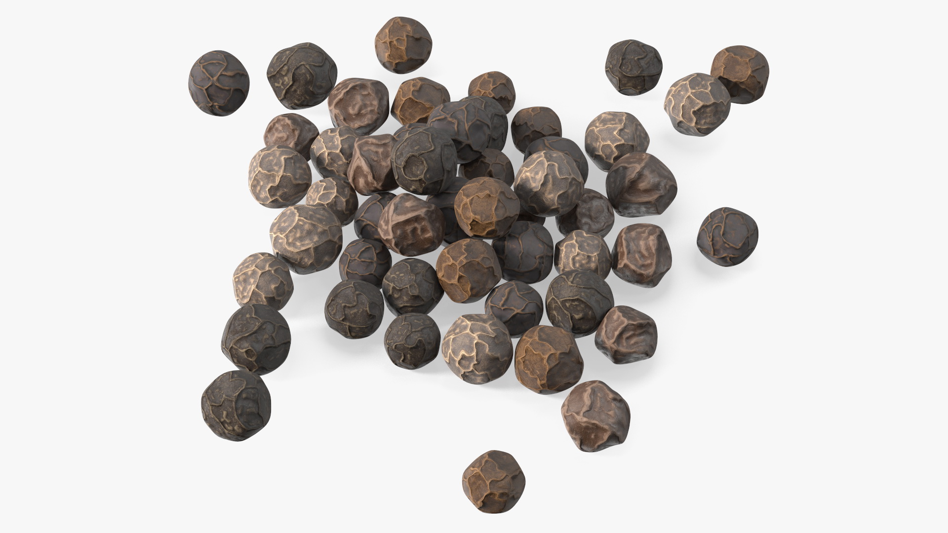 Dried Peppercorn Black 3D