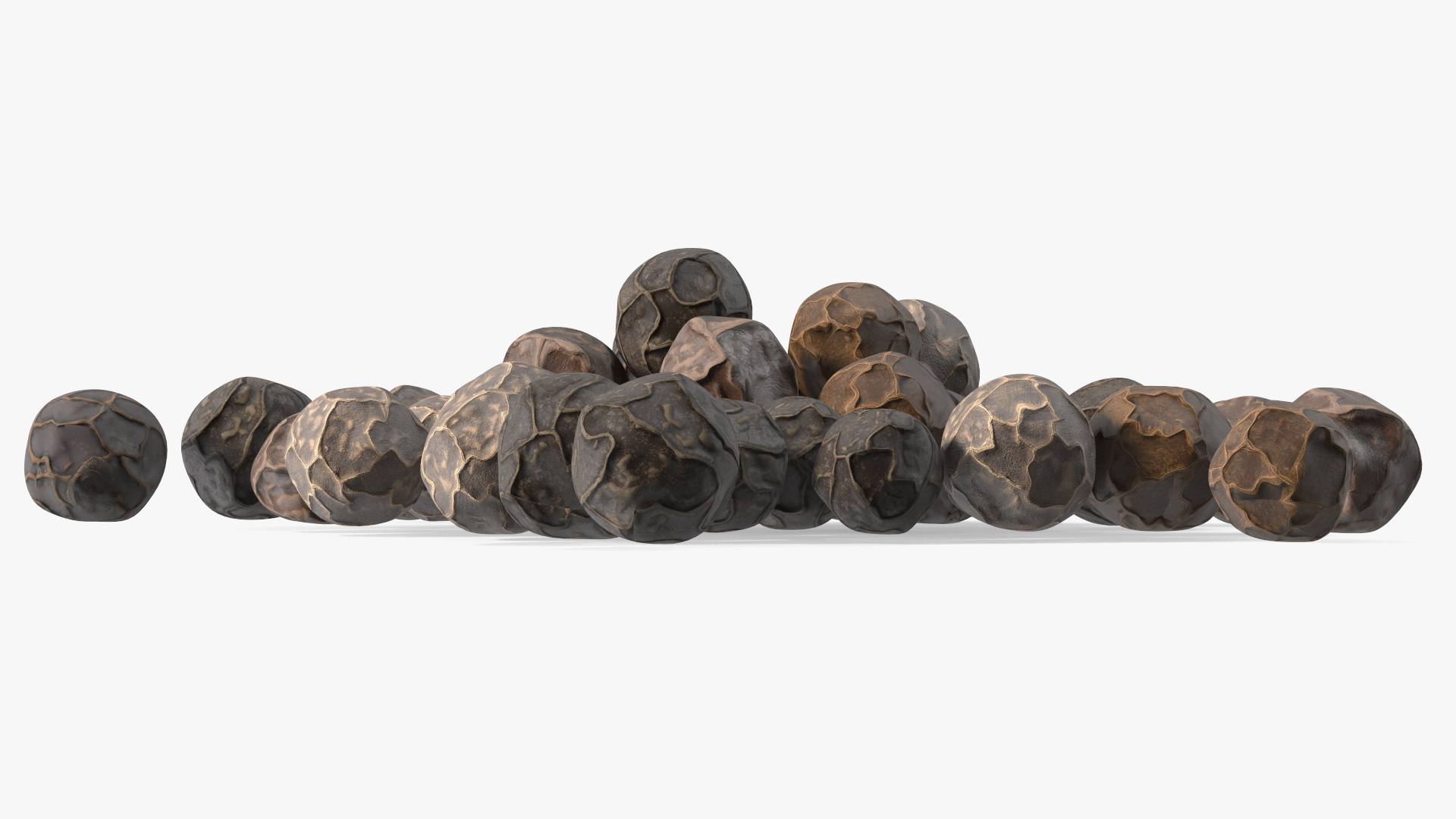Dried Peppercorn Black 3D