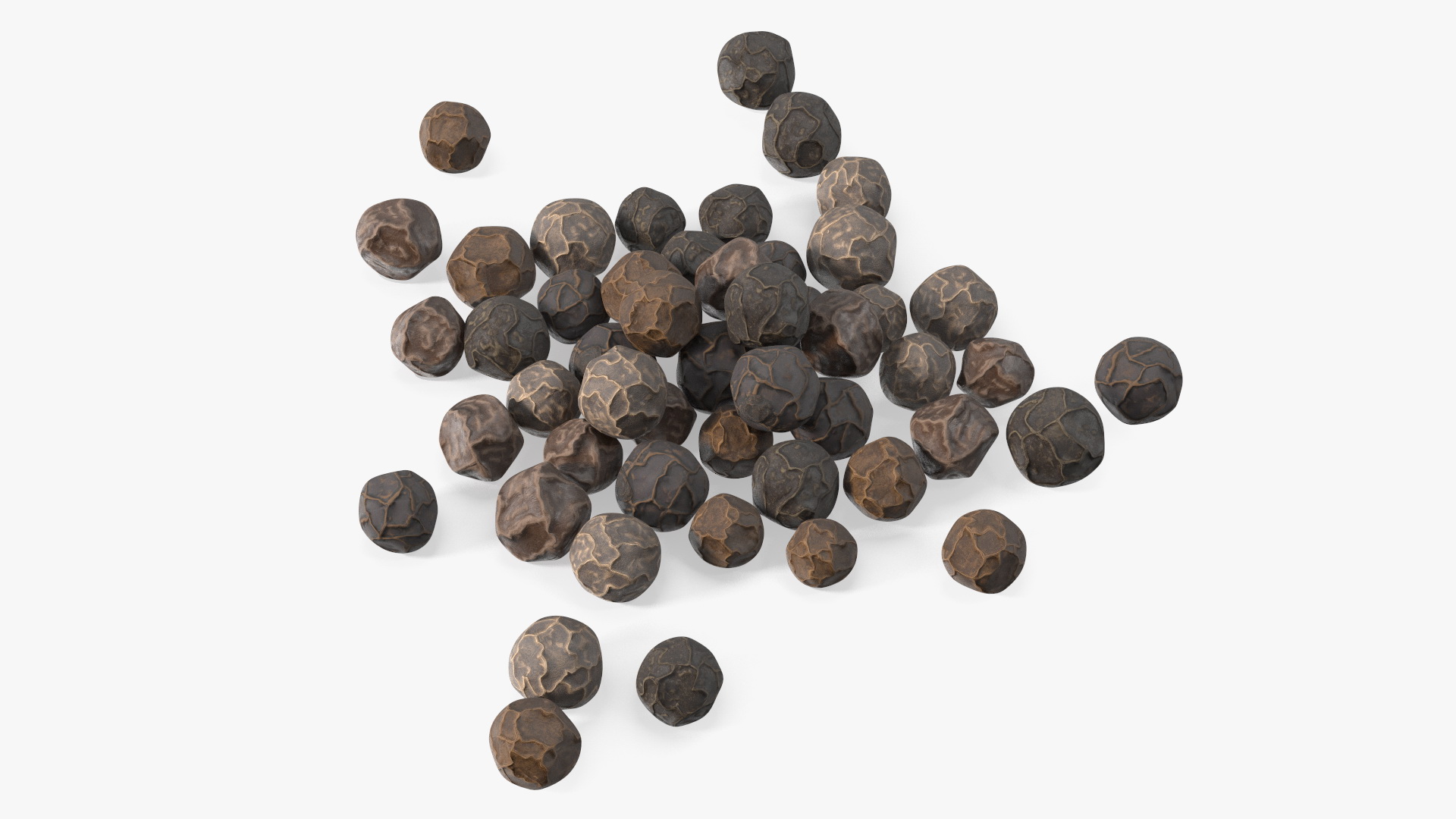 Dried Peppercorn Black 3D