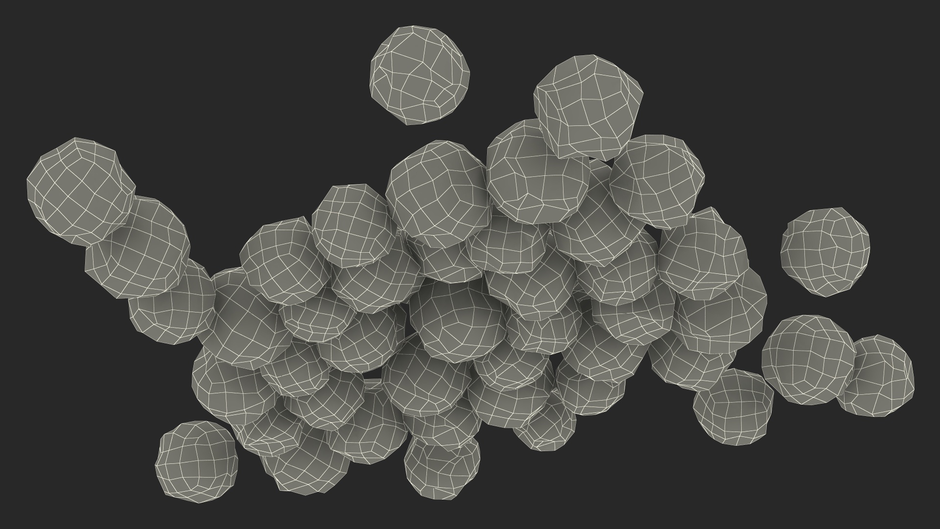 Dried Peppercorn Black 3D