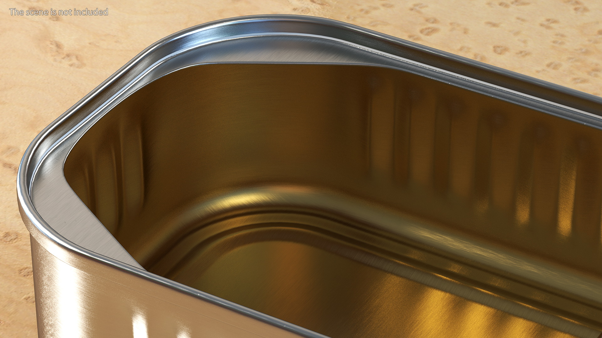 3D Sardine Can Opened with Twist Key model