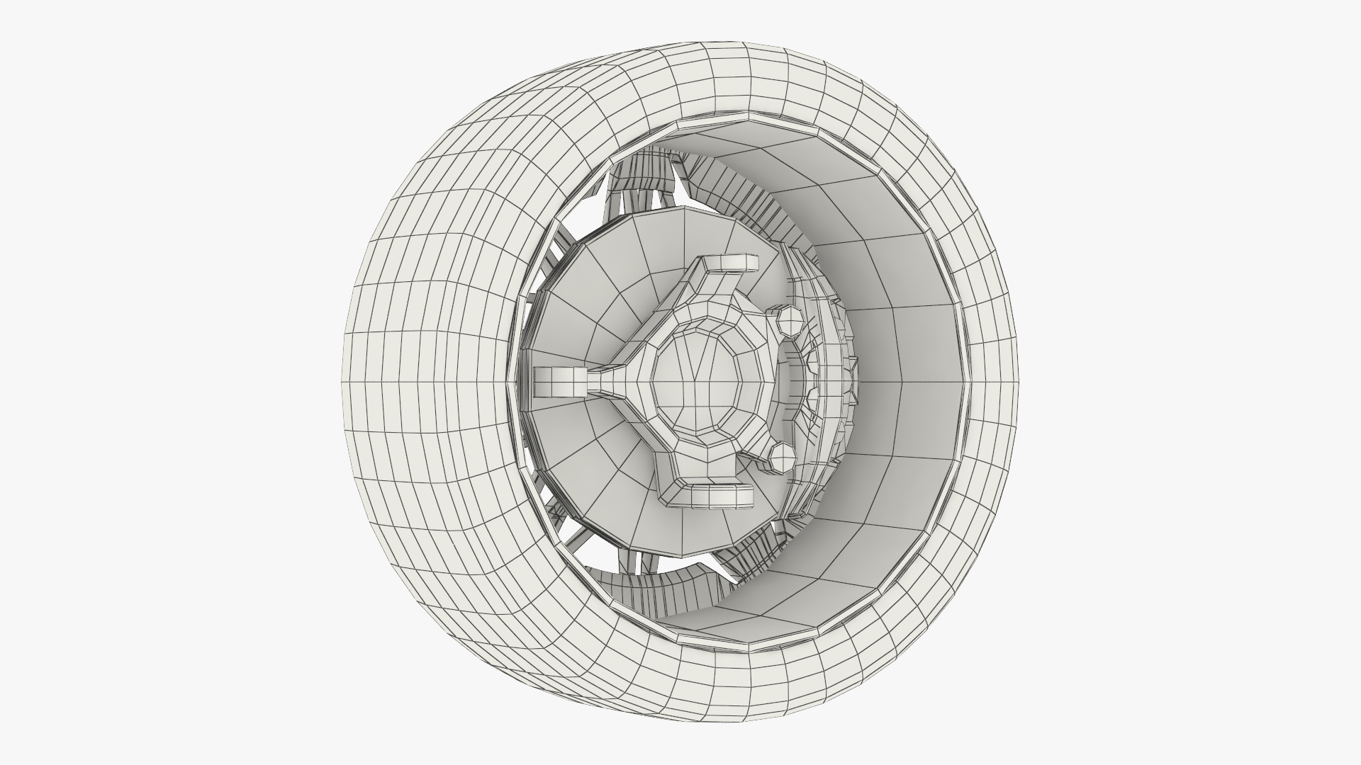 Low Profile Tire on Chrome Alloy Rim - view 9