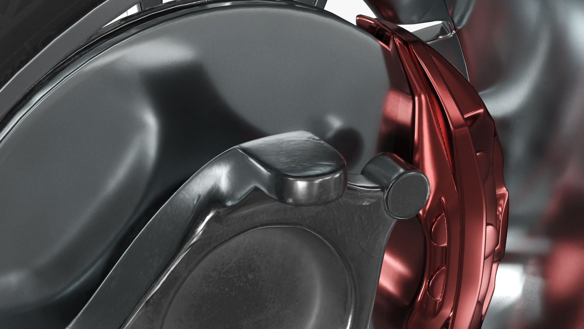 Low Profile Tire on Chrome Alloy Rim - view 6