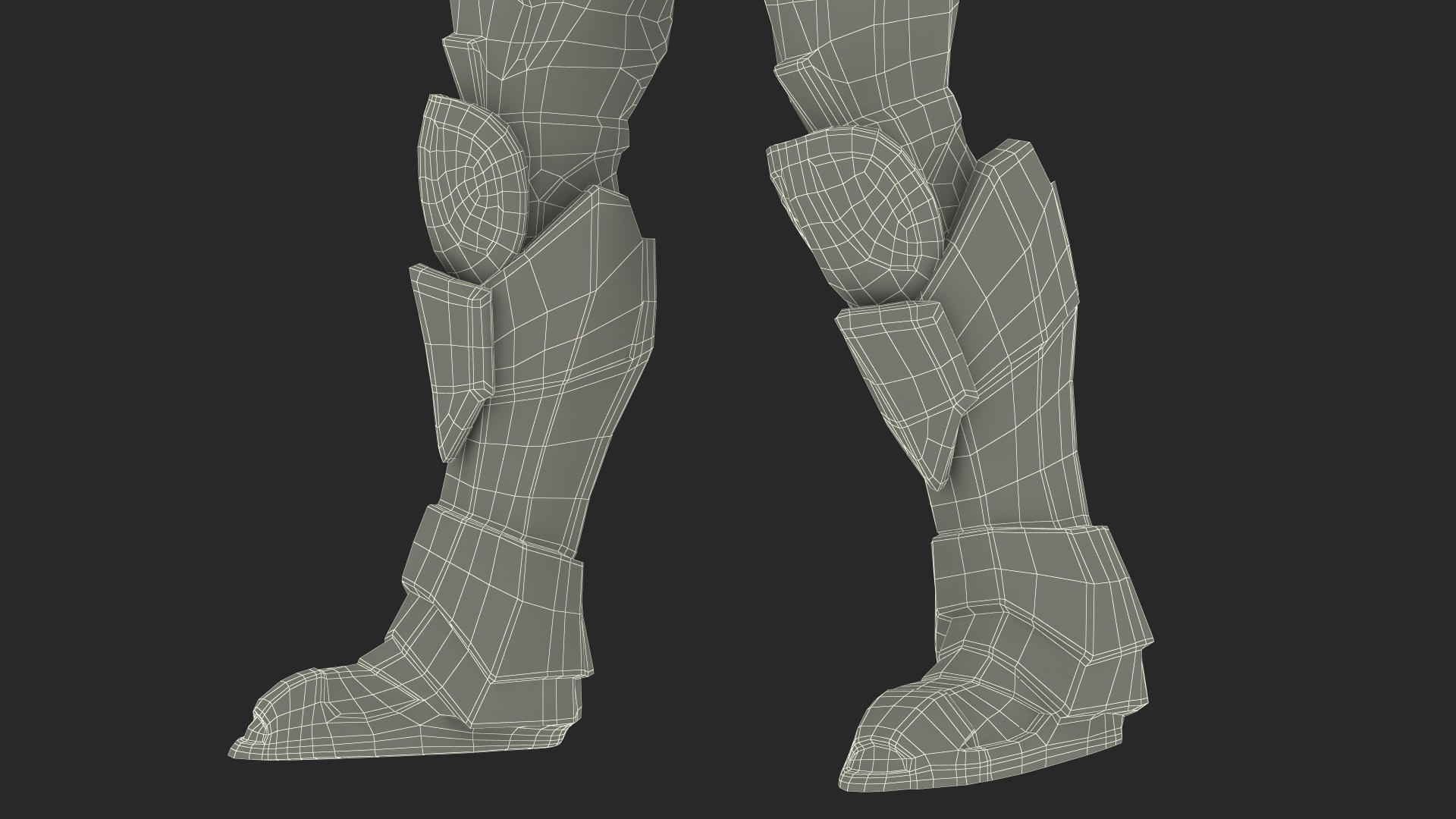 3D Combat Sci-fi Armored Robot with Gun