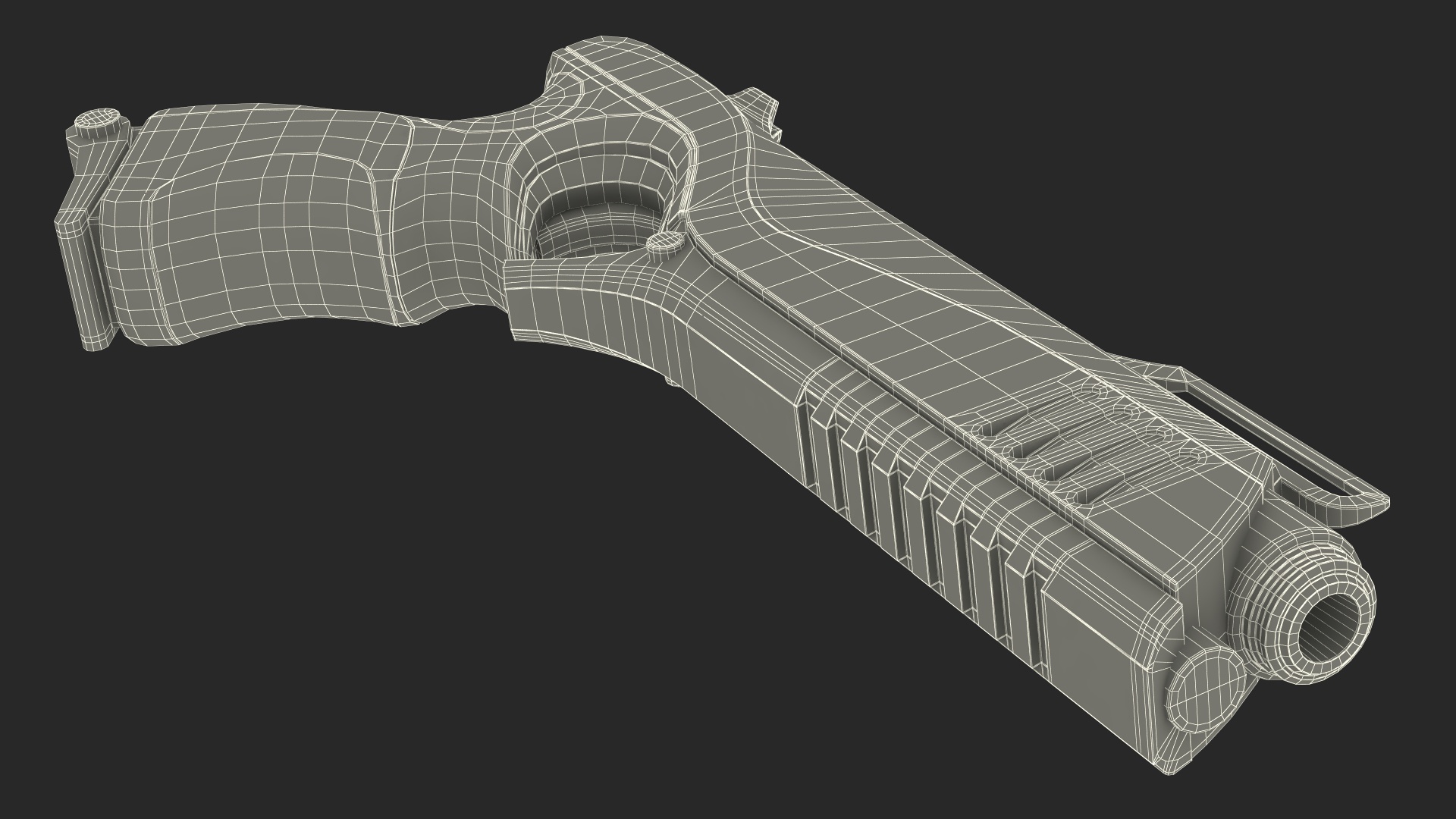 3D Combat Sci-fi Armored Robot with Gun