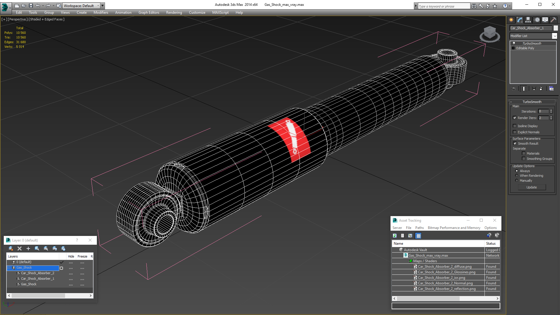Gas Shock 3D model