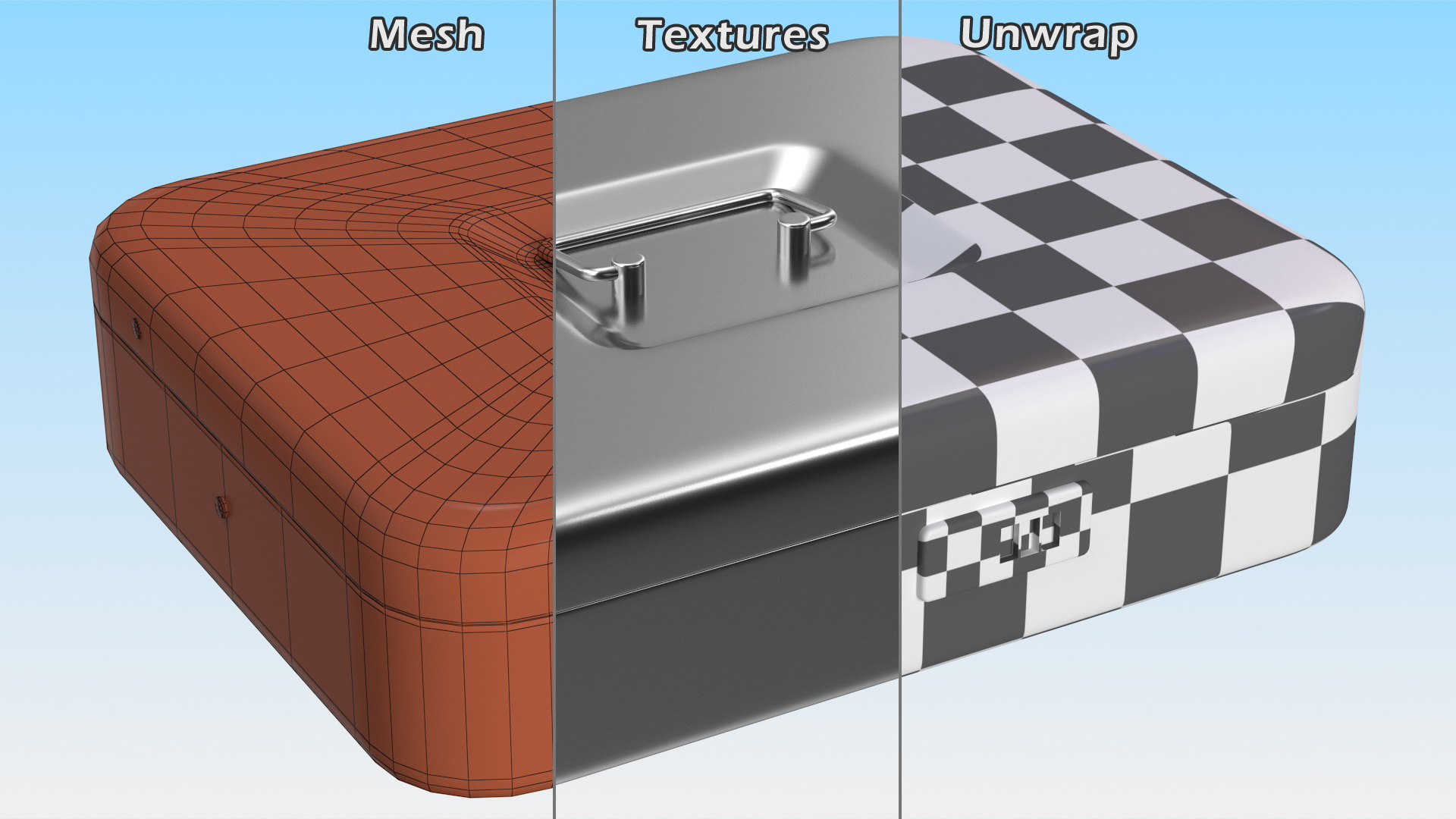 3D Cash Box Gray model