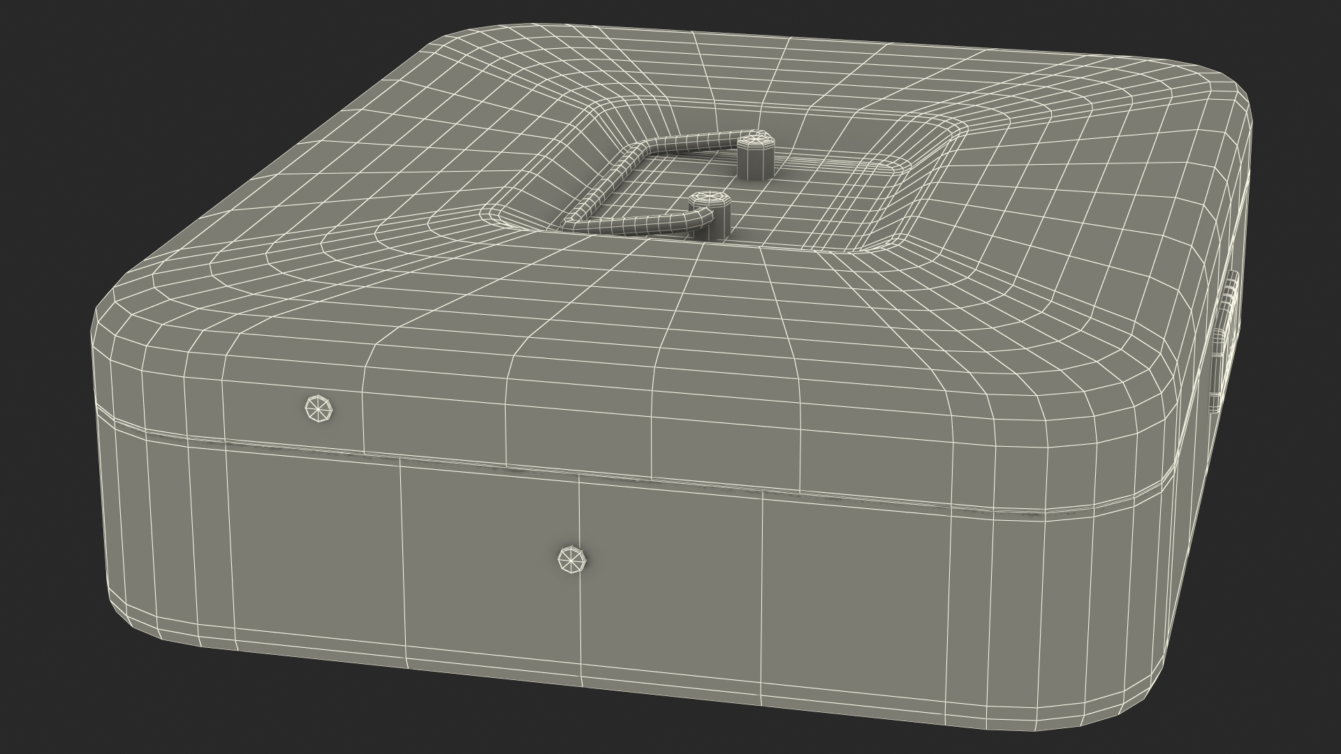 3D Cash Box Gray model