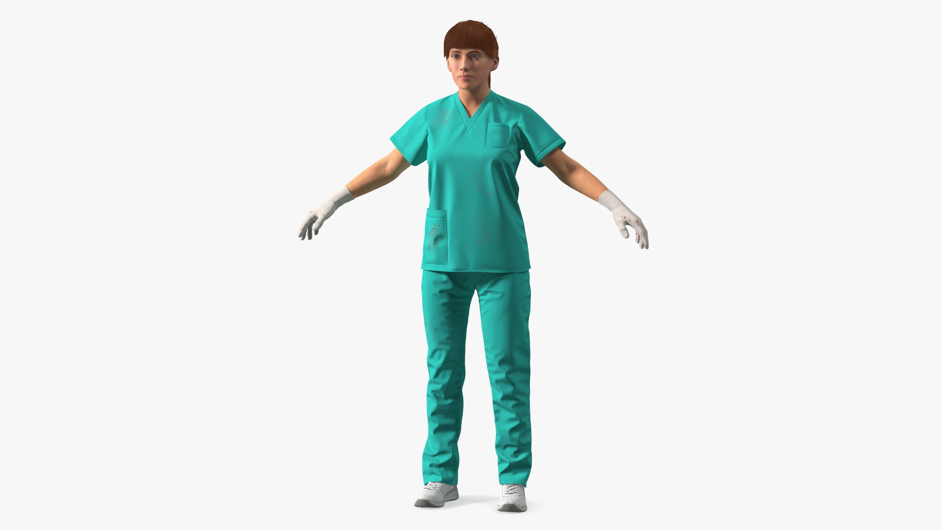 Female Nurse Character 3D