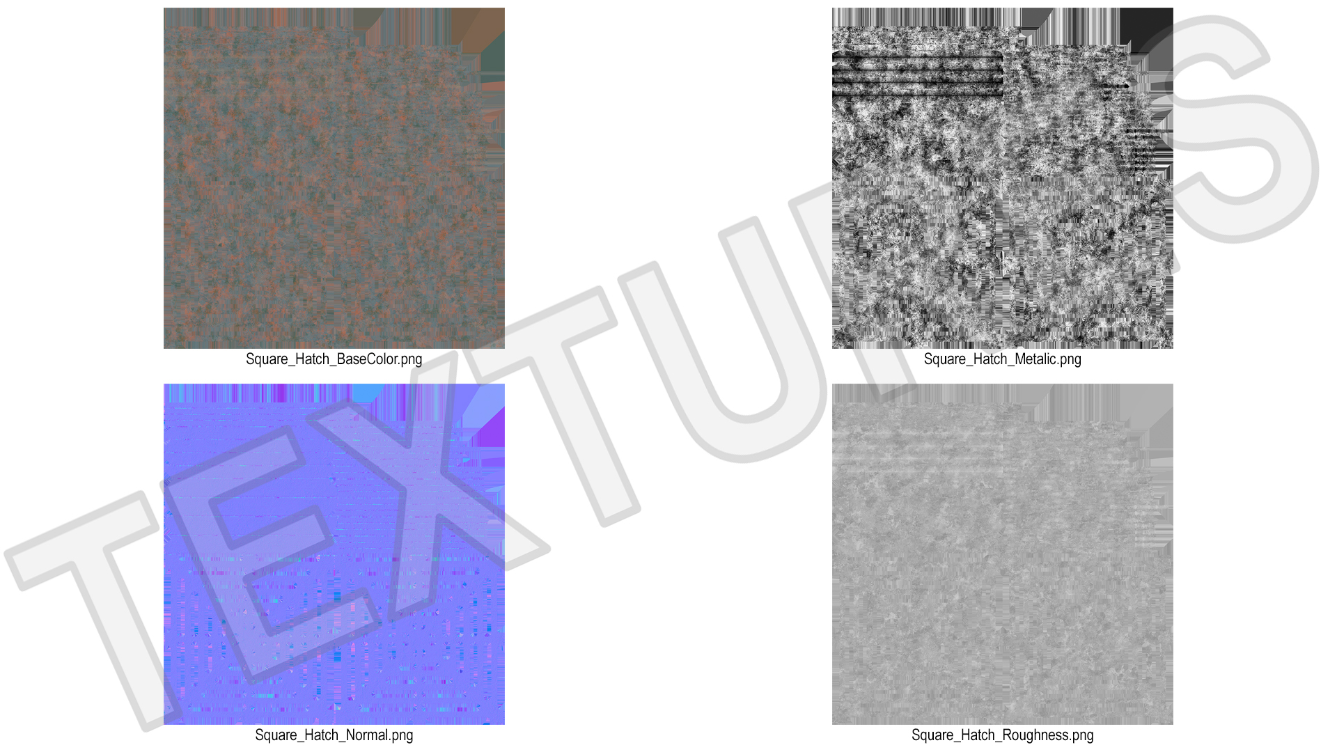 3D model Storm Water Drain Grate Square