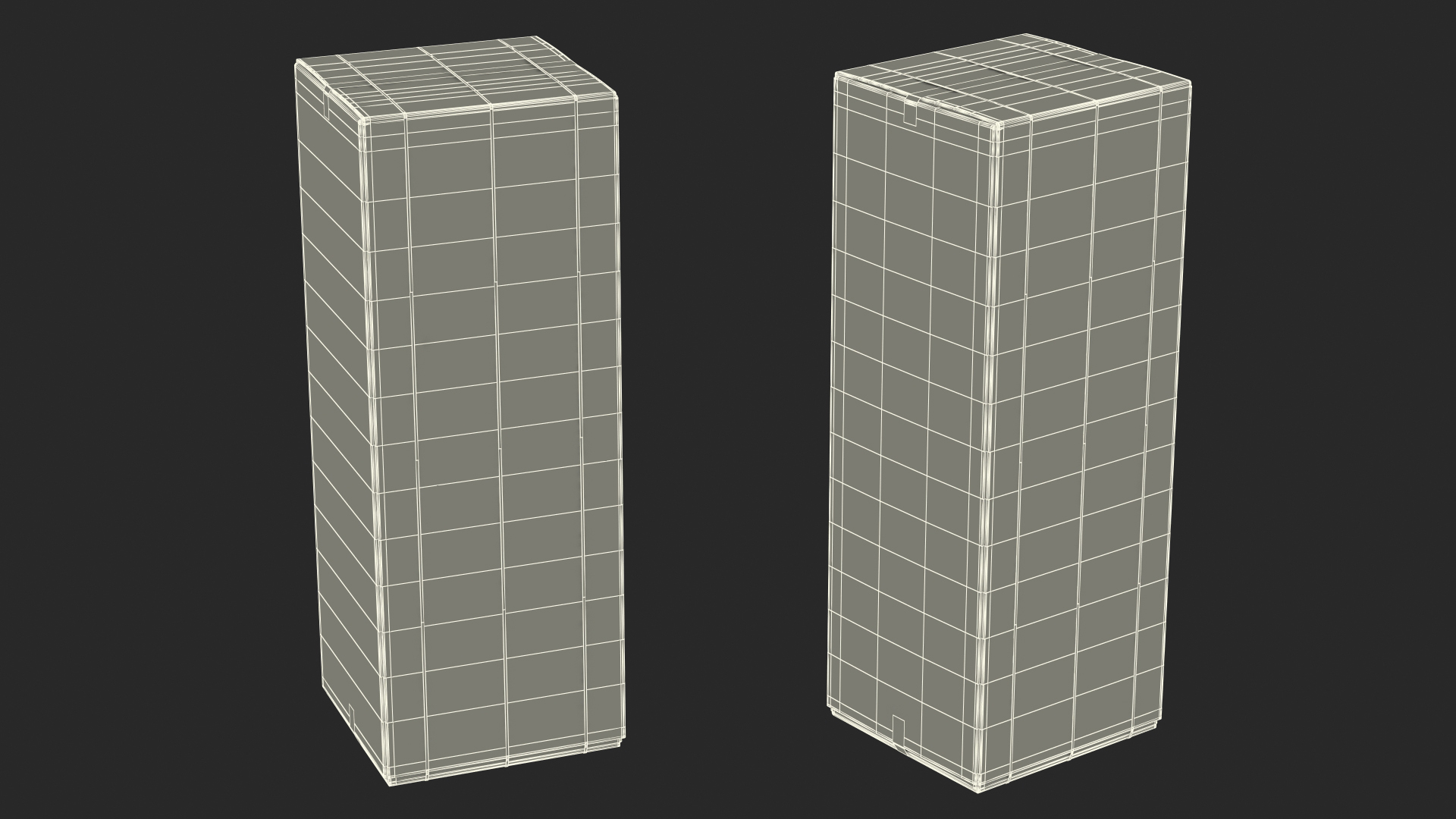 Big Carton Package Box 3D