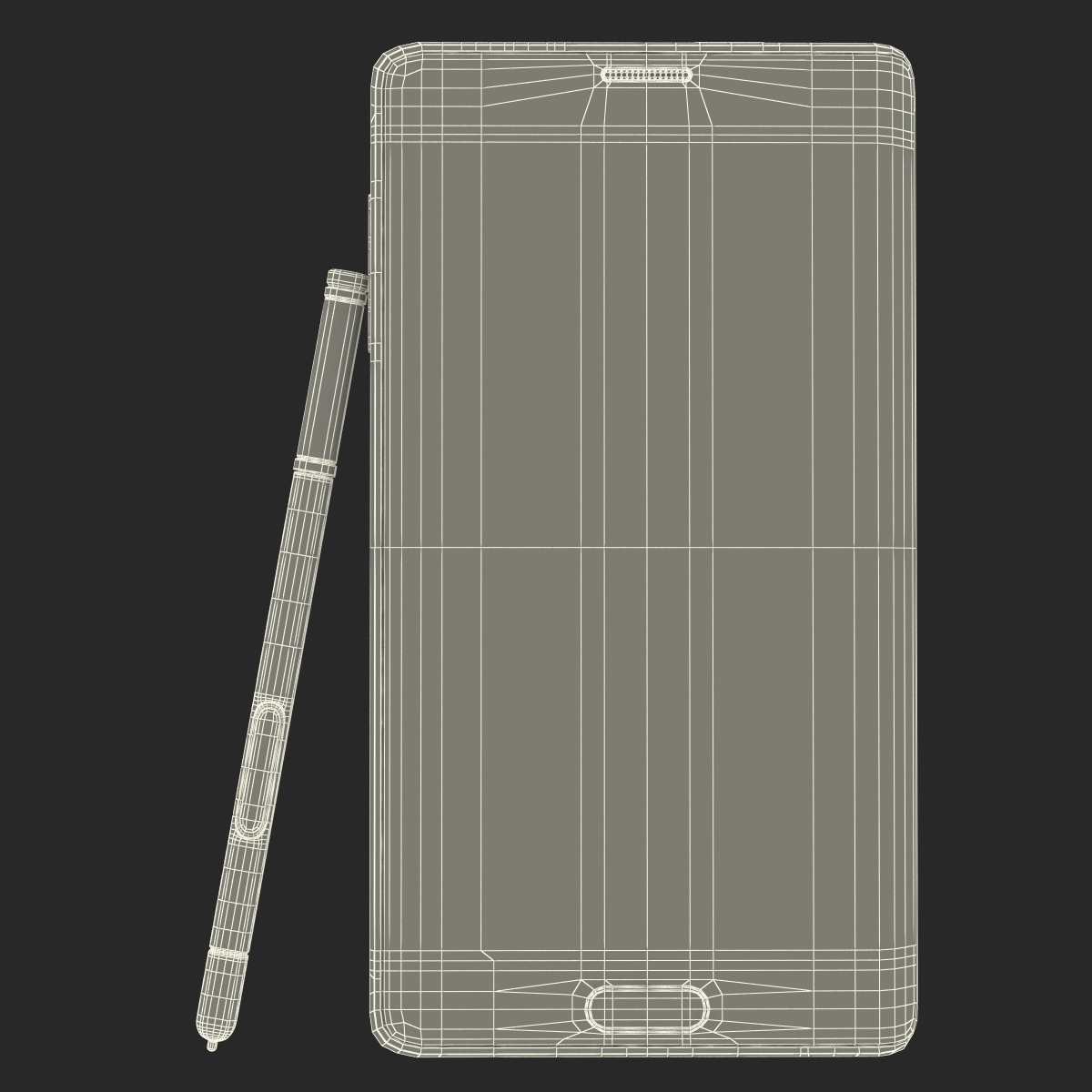 Samsung Galaxy Note Edge 3D model