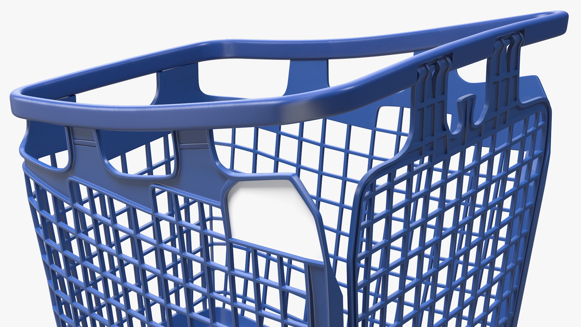 Plastic Shopping Trolley 100L 3D model
