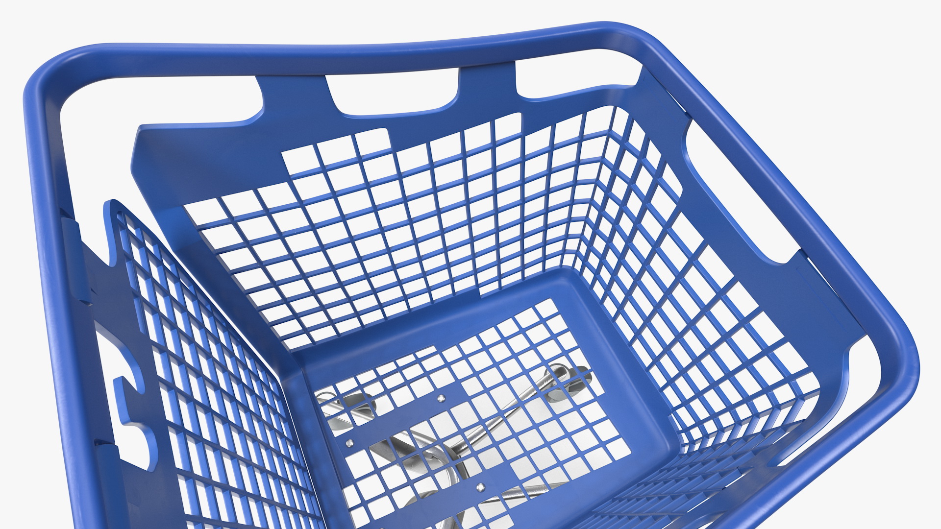 Plastic Shopping Trolley 100L 3D model