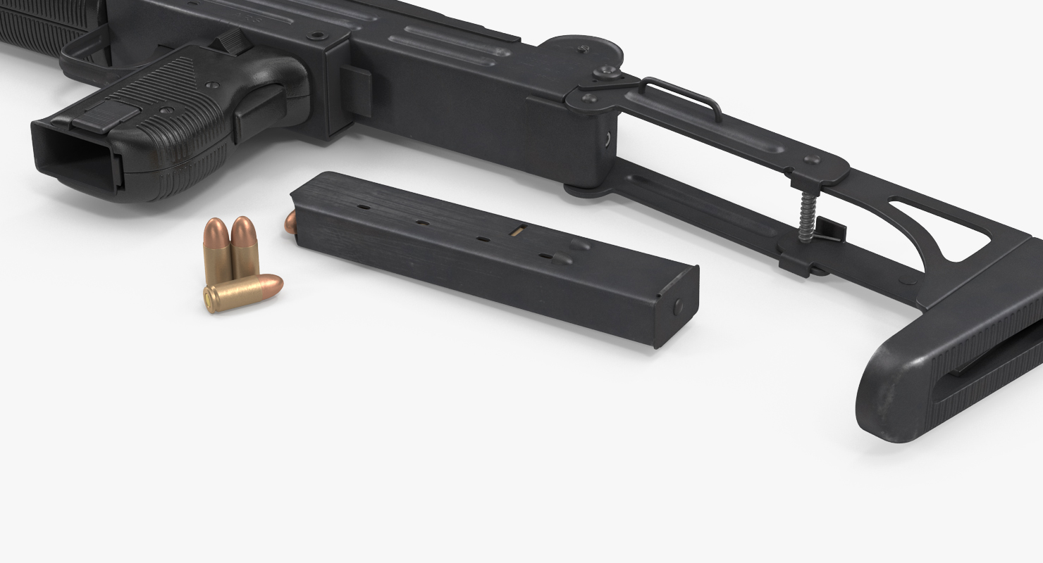 Submachine gun UZI SMG 3D