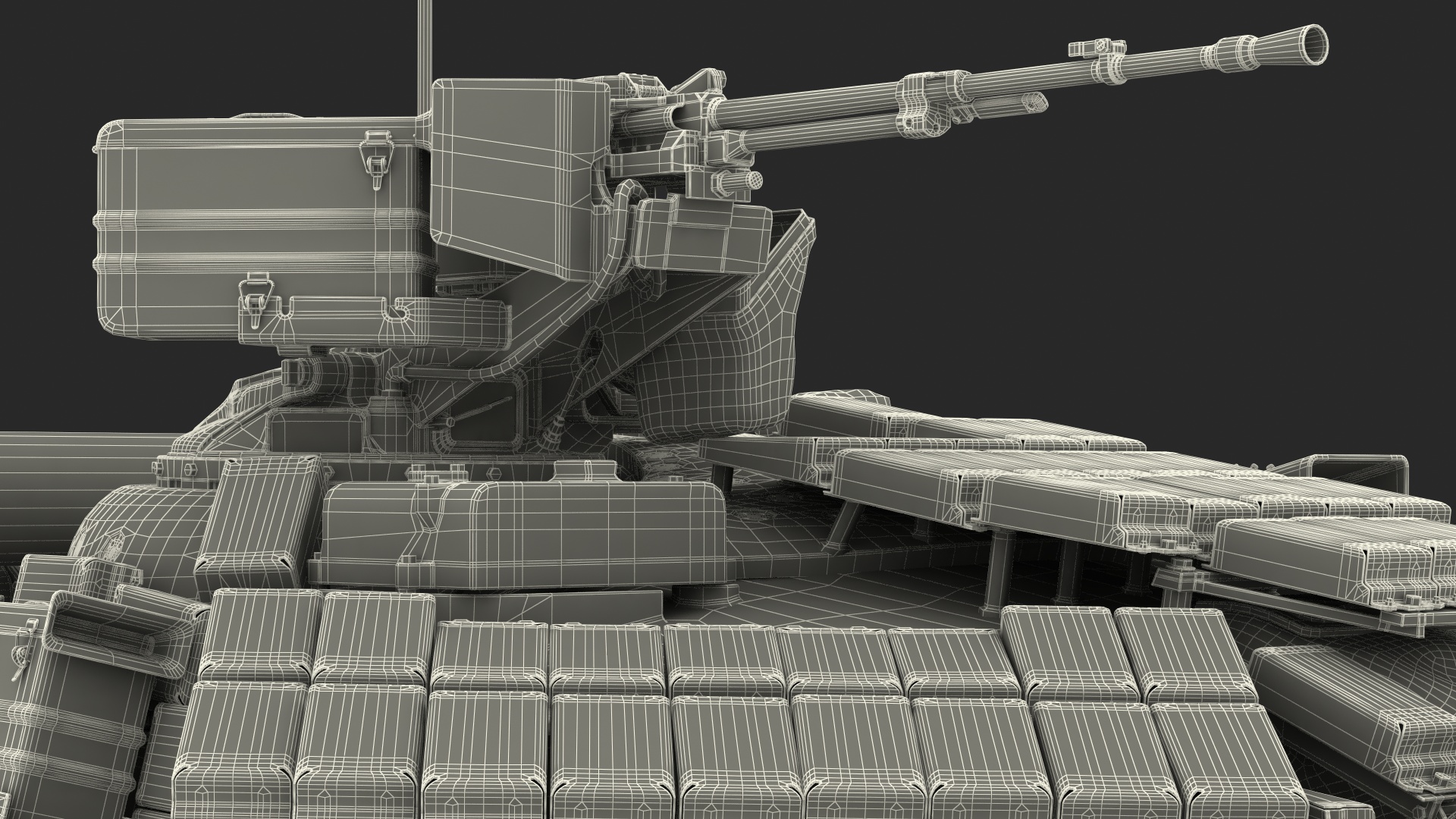 Battle Tank T-64 BV Dirty Rigged 3D