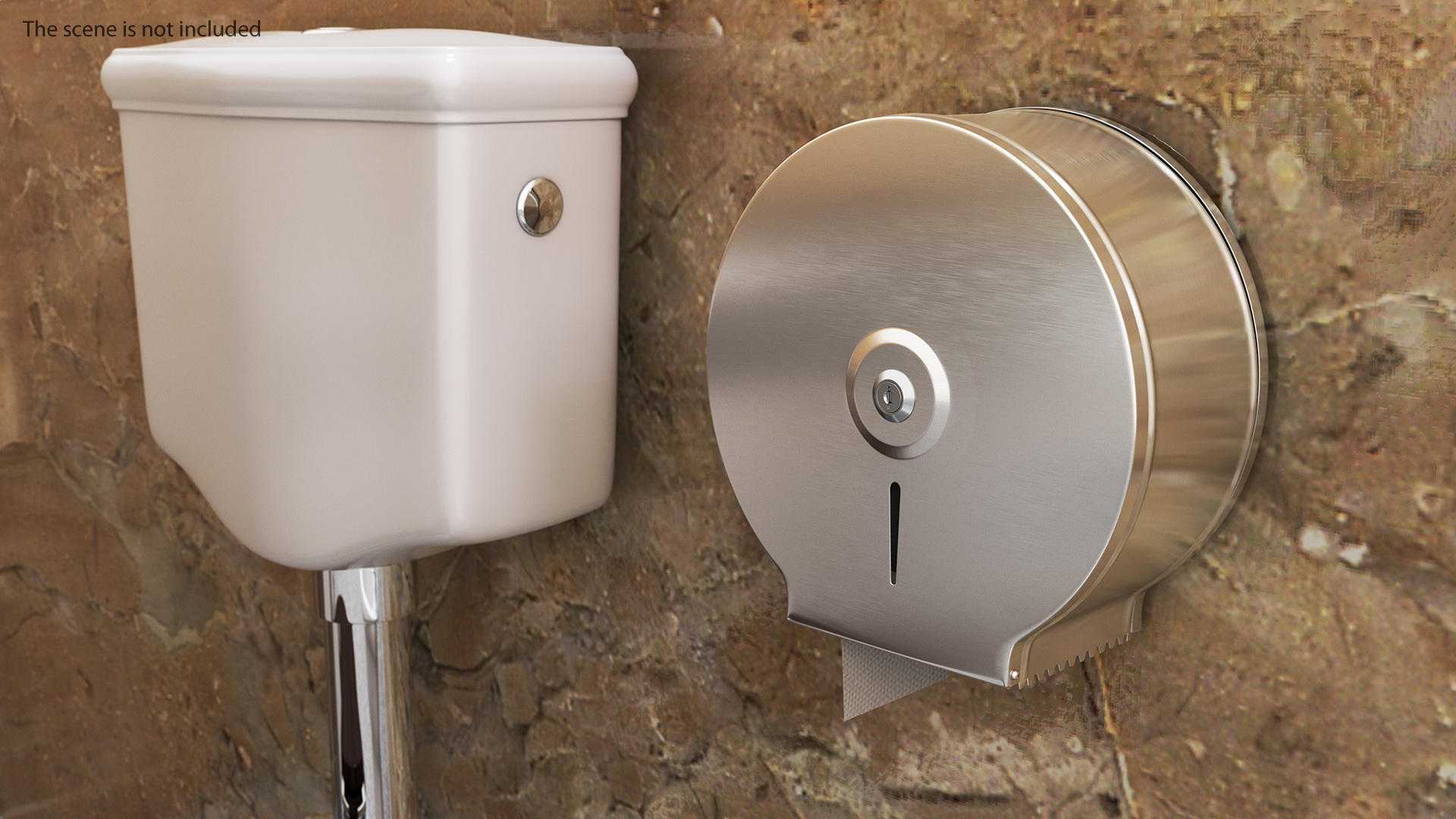 Jumbo Toilet Tissue Dispenser 3D model