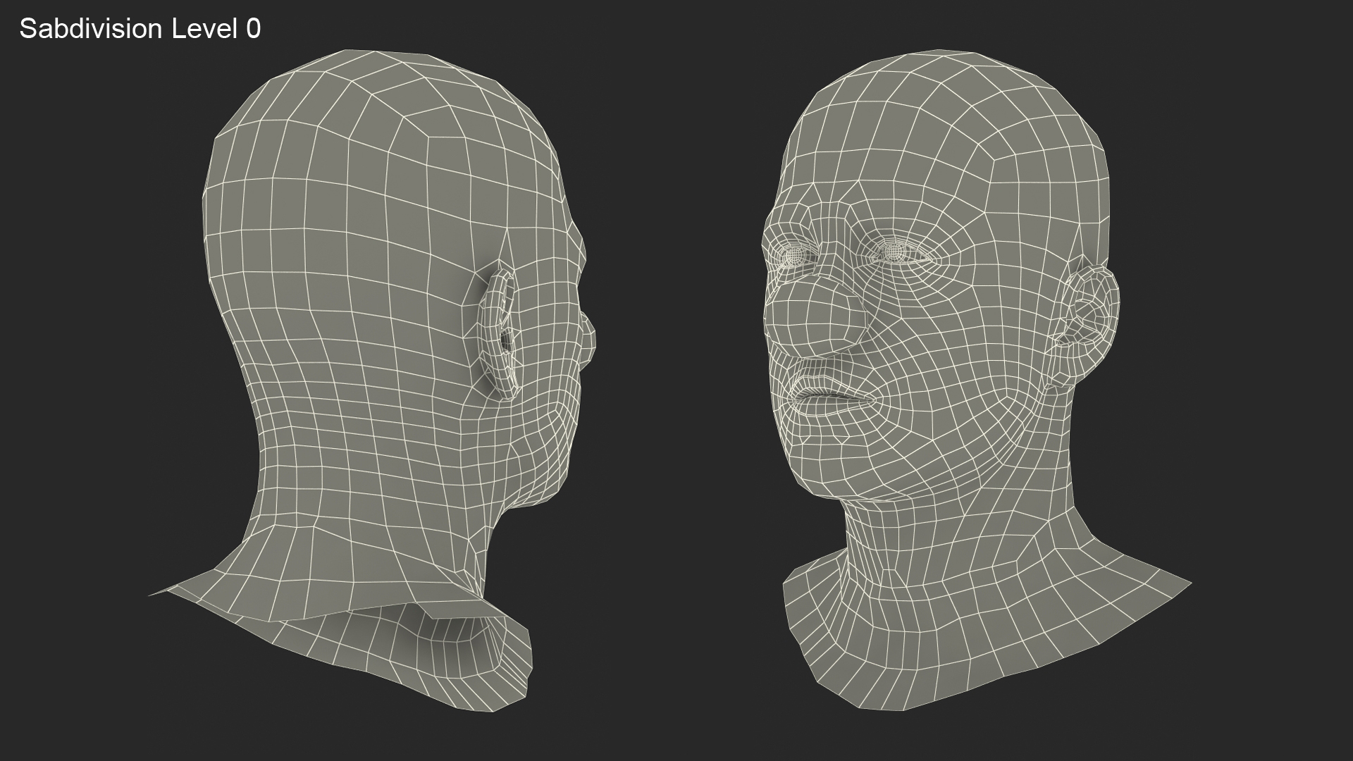 Clown Head Makeup 3D